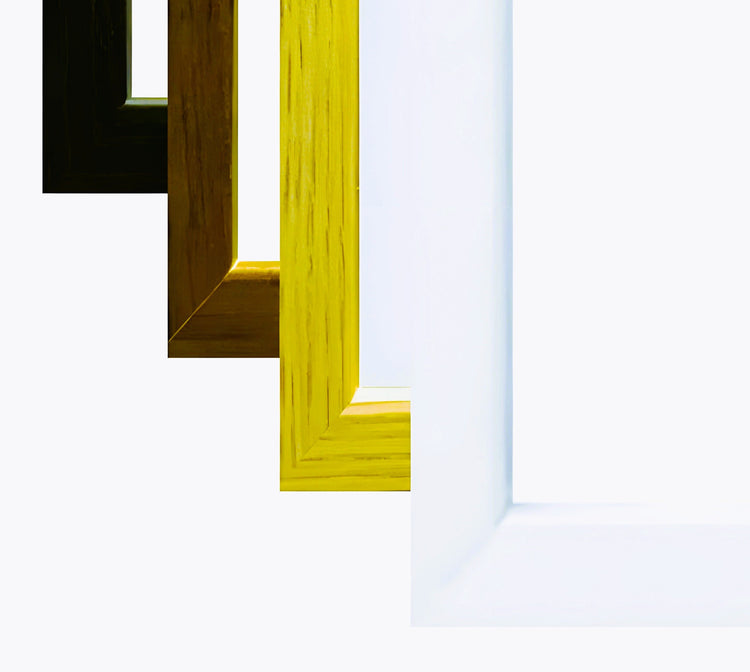 Wood picture frame, 4 colours...