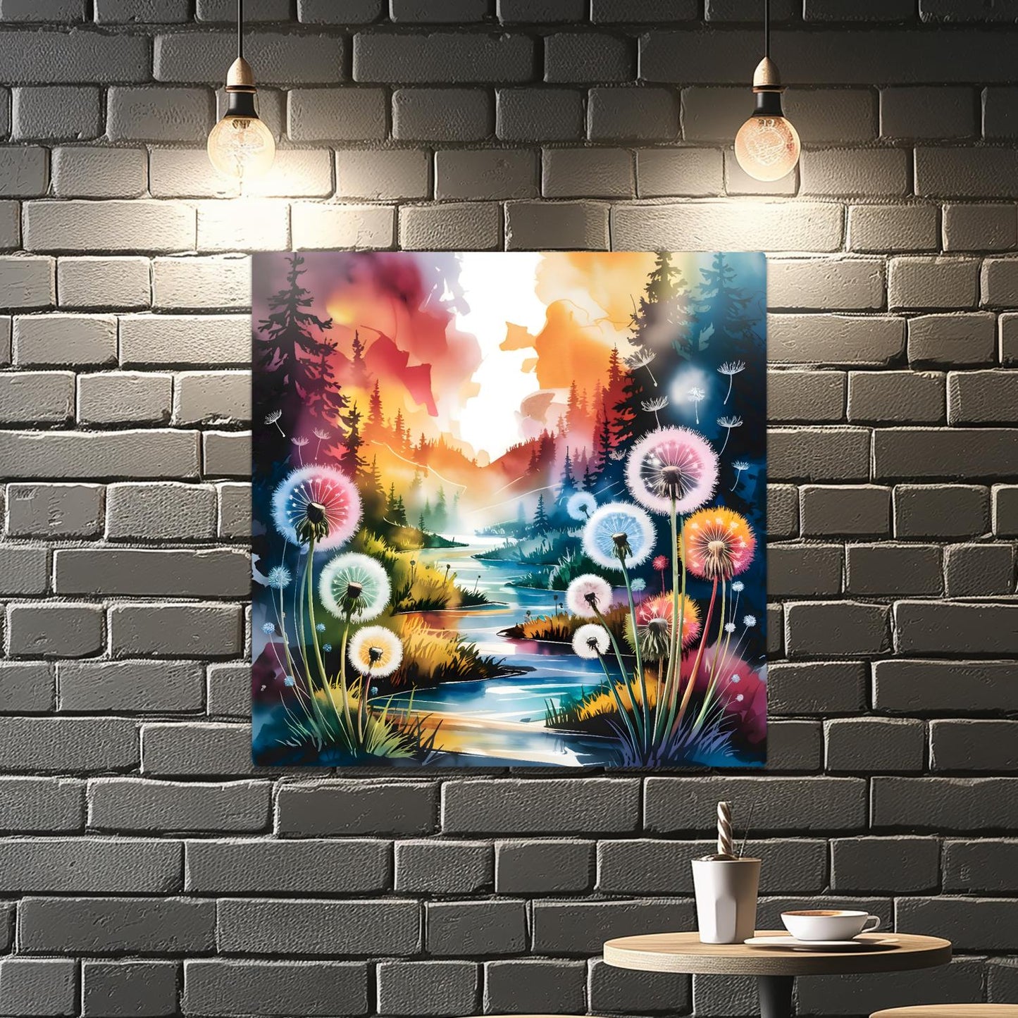Dandelion No.D4, Metal Wall Art, Unique Images, Highly Detailed, Unique Gifts, Vibrant Colours, Art Is A gift For A Lifetime