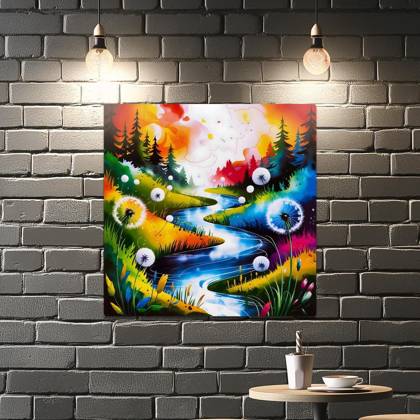 Dandelion No.D1, Metal Wall Art, Unique Images, Highly Detailed, Unique Gifts, Vibrant Colours, Art Is A gift For A Lifetime