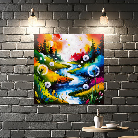 Dandelion D1, Printed on aluminium to enhance colour and detail. A great gift idea that will endure a lifetime...