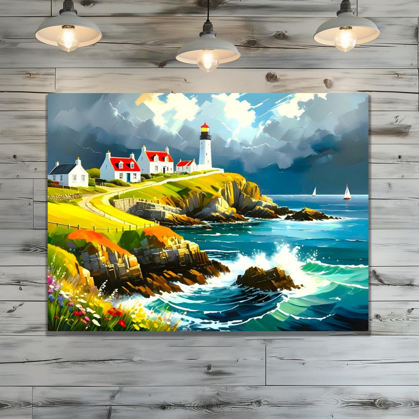 Coastal CO4, Printed On Gloss Aluminium To Enhance Colours And Detail, Unique Wall Print, A Gift For A Lifetime...