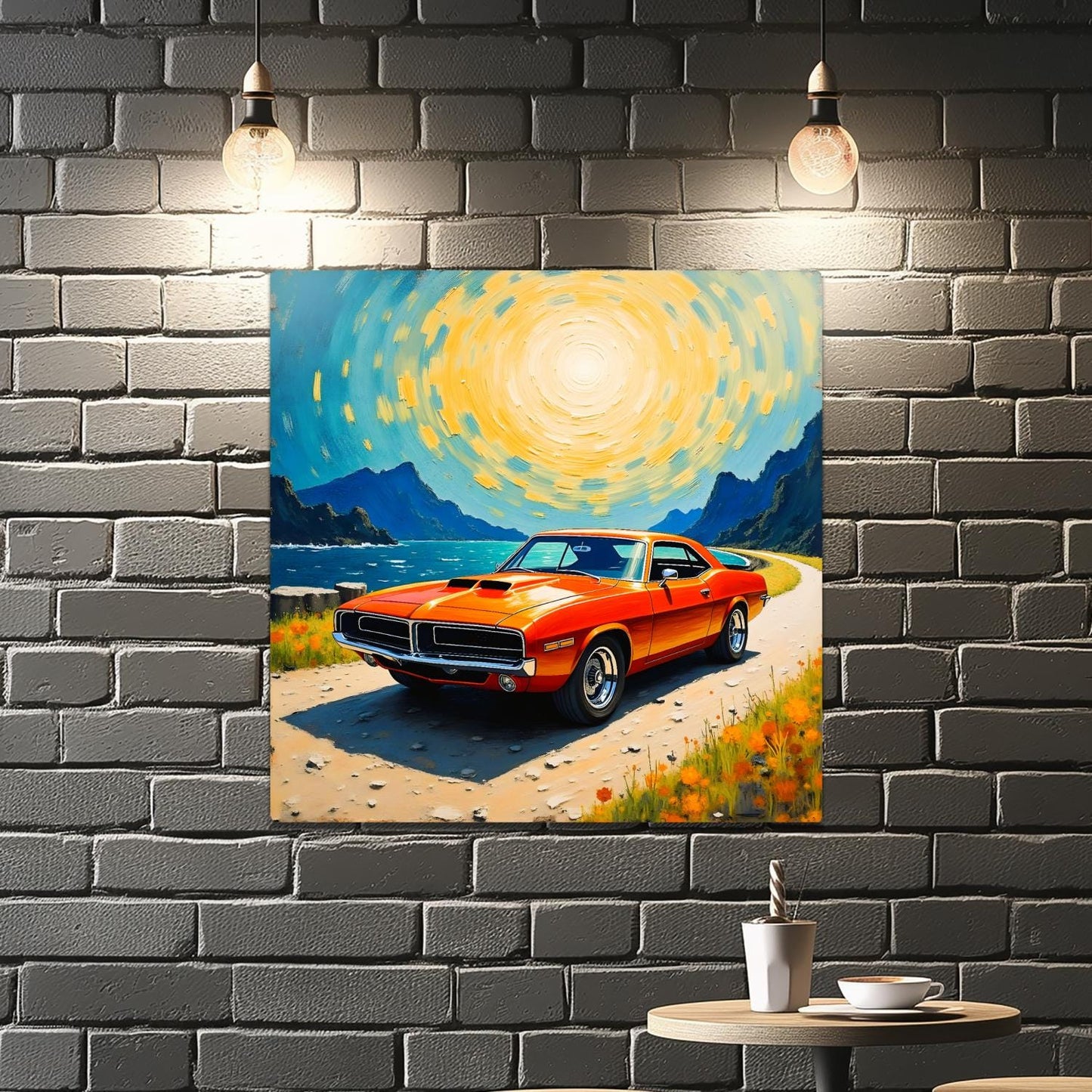 Motor Car No.C3, Printed On Steel, Unique Image, Original Print, Highly Detailed, Vibrant Colours, A Gift That Lasts Forever