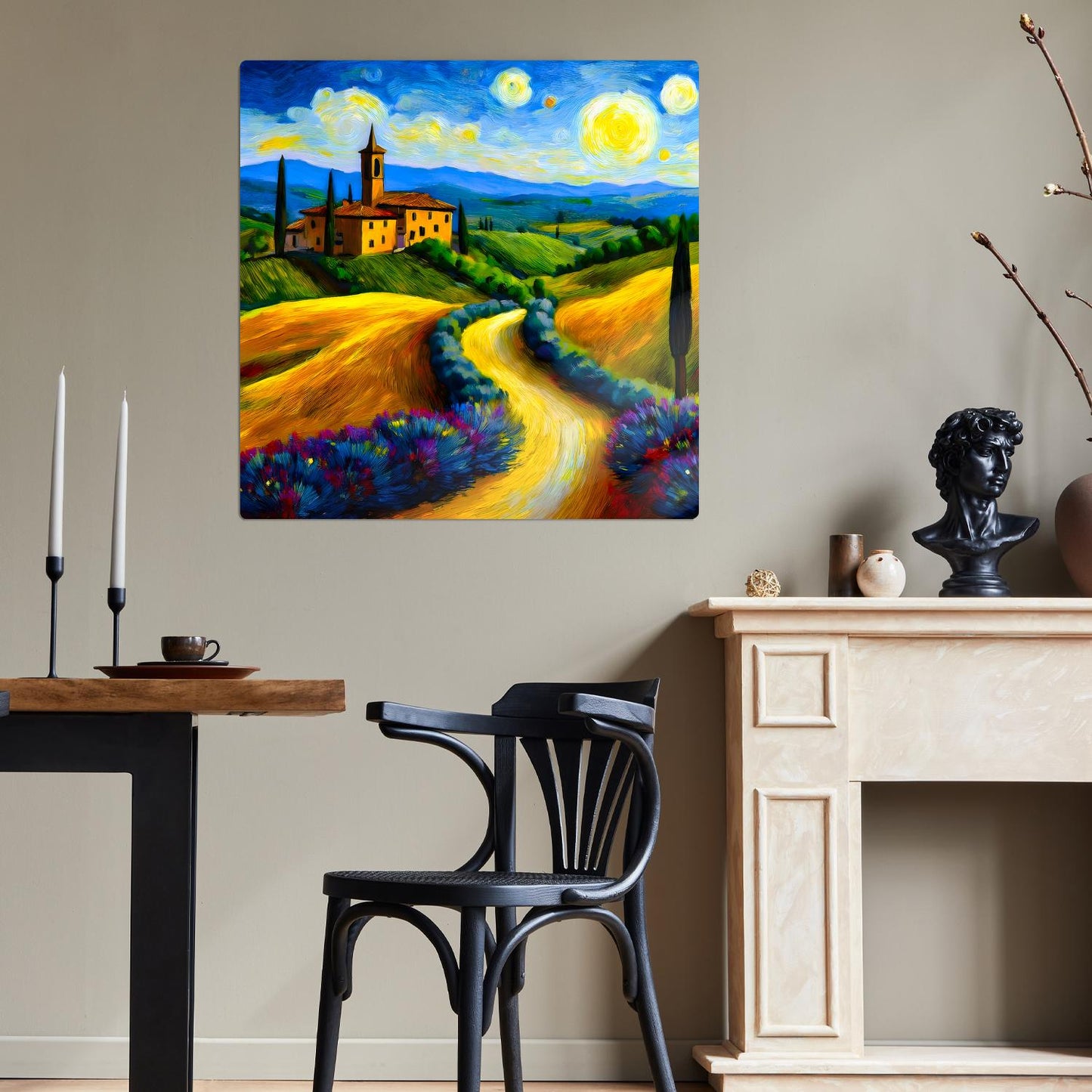 Italian Countryside No4, Printed On Steel, Unique Image, Original Print, Highly Detailed, Vibrant Colours, A Gift That Lasts Forever