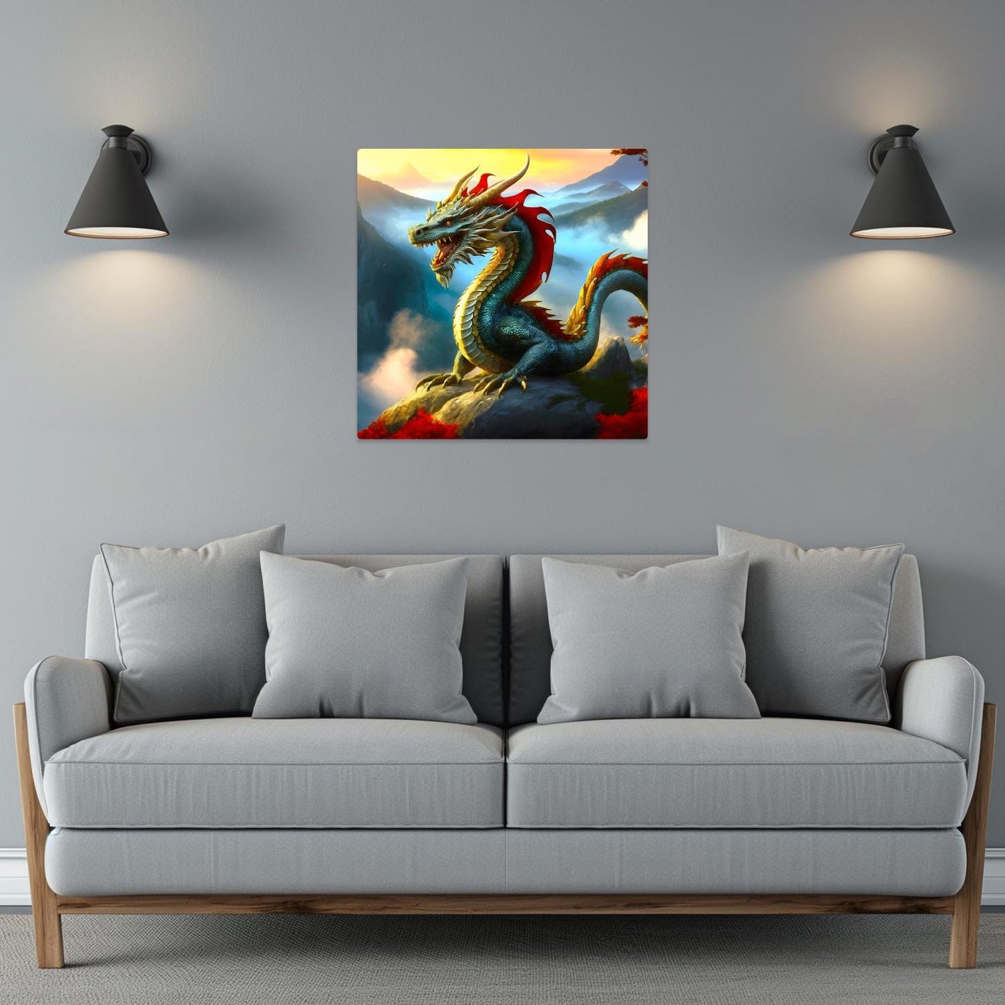 Dragon D1, Printed On Gloss Aluminium To Enhance Colours And Detail, Unique Wall Print, A Gift For A Lifetime...
