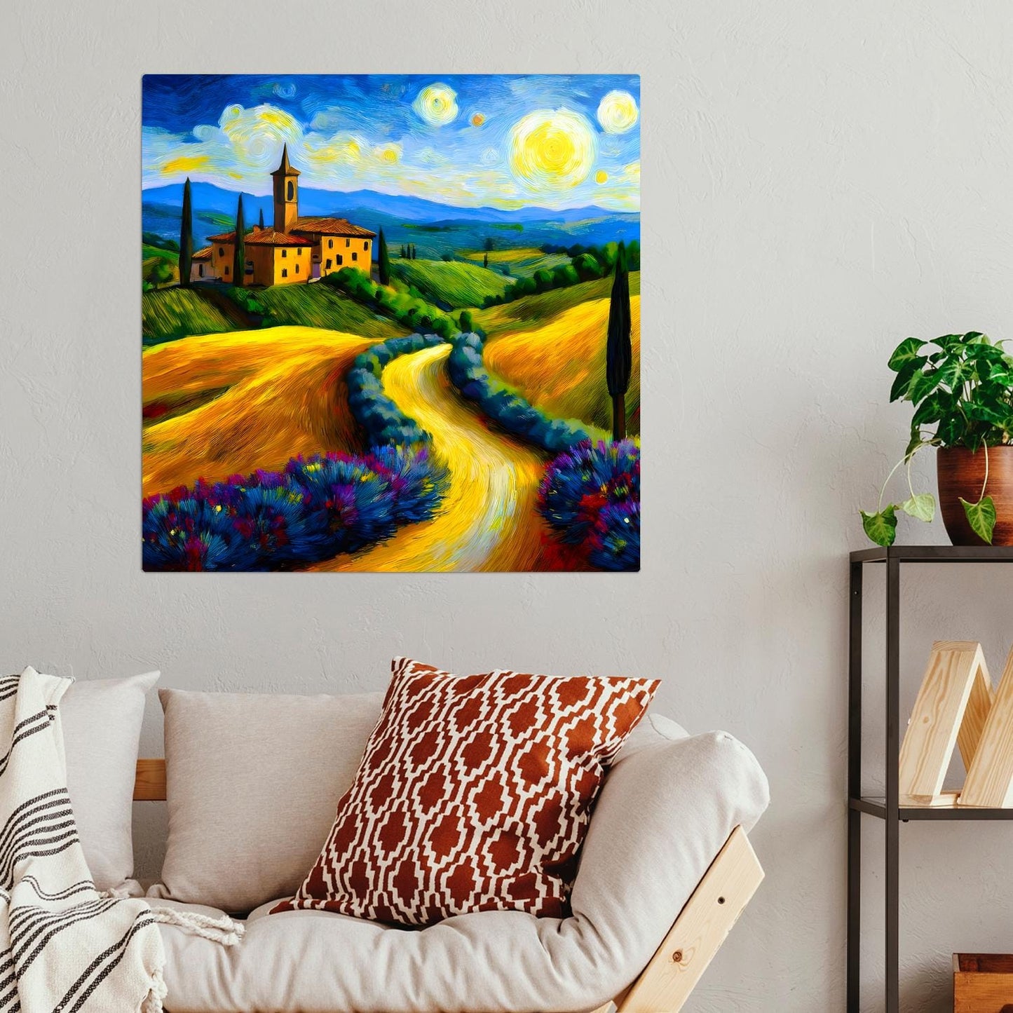 Italian Countryside No4, Printed On Steel, Unique Image, Original Print, Highly Detailed, Vibrant Colours, A Gift That Lasts Forever