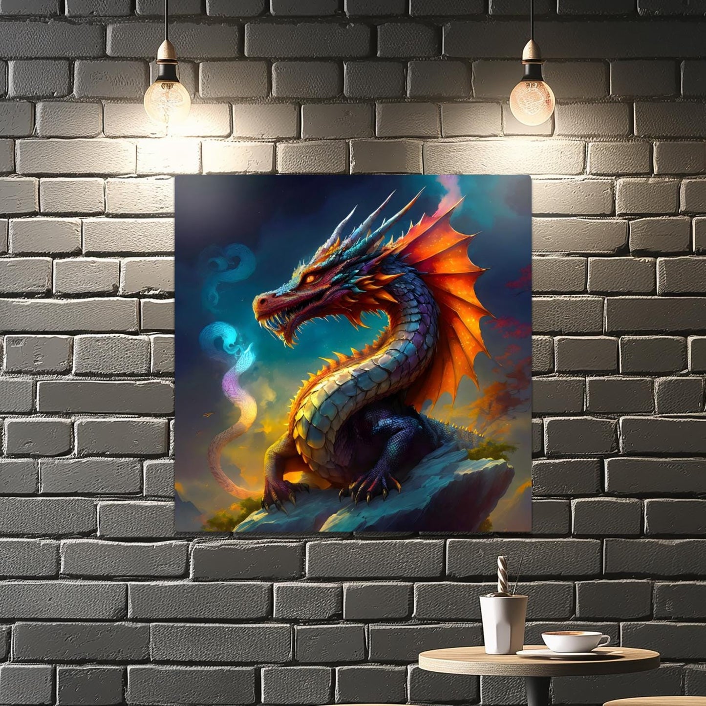 Dragon D2, Printed On Gloss Aluminium To Enhance Colours And Detail, Unique Wall Print, A Gift For A Lifetime...