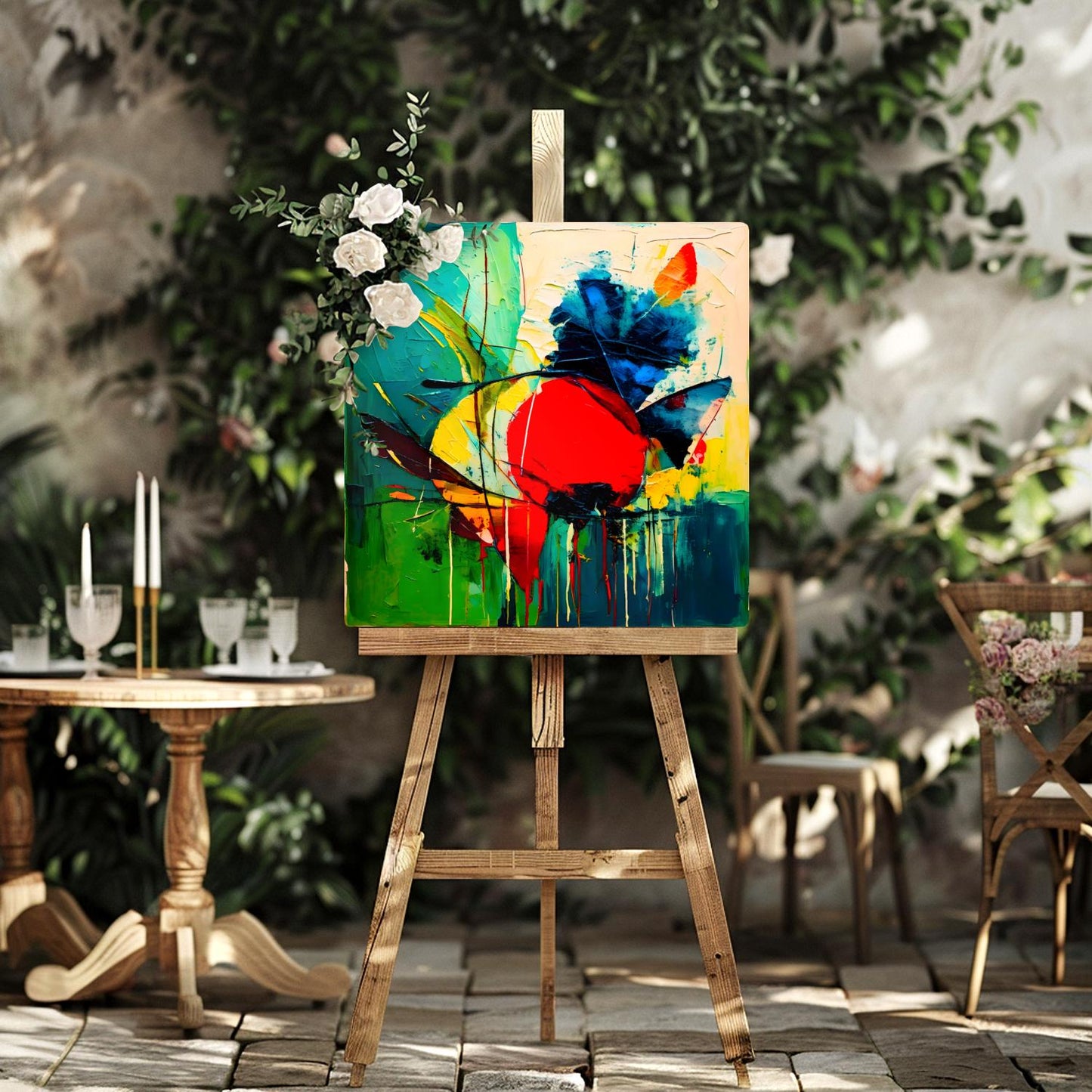 Abstract Sun S2, Printed On Gloss Aluminium To Enhance Colours And Clarity, Unique Wall Print, A Gift To Last A Lifetime...