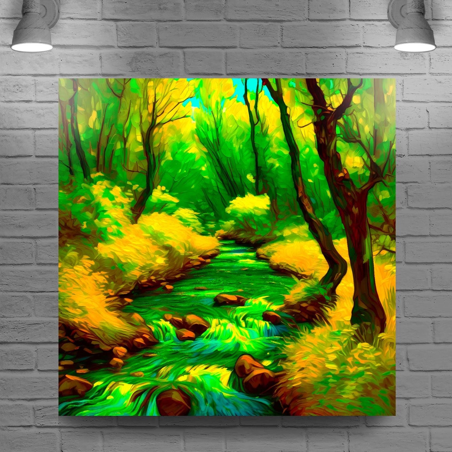 Wood Green No.WG1, Canvas Wall Art, Vivid Colours, Unique Wall Art, Unique Image, Box Canvas, Art Is A Gift For A Lifetime.