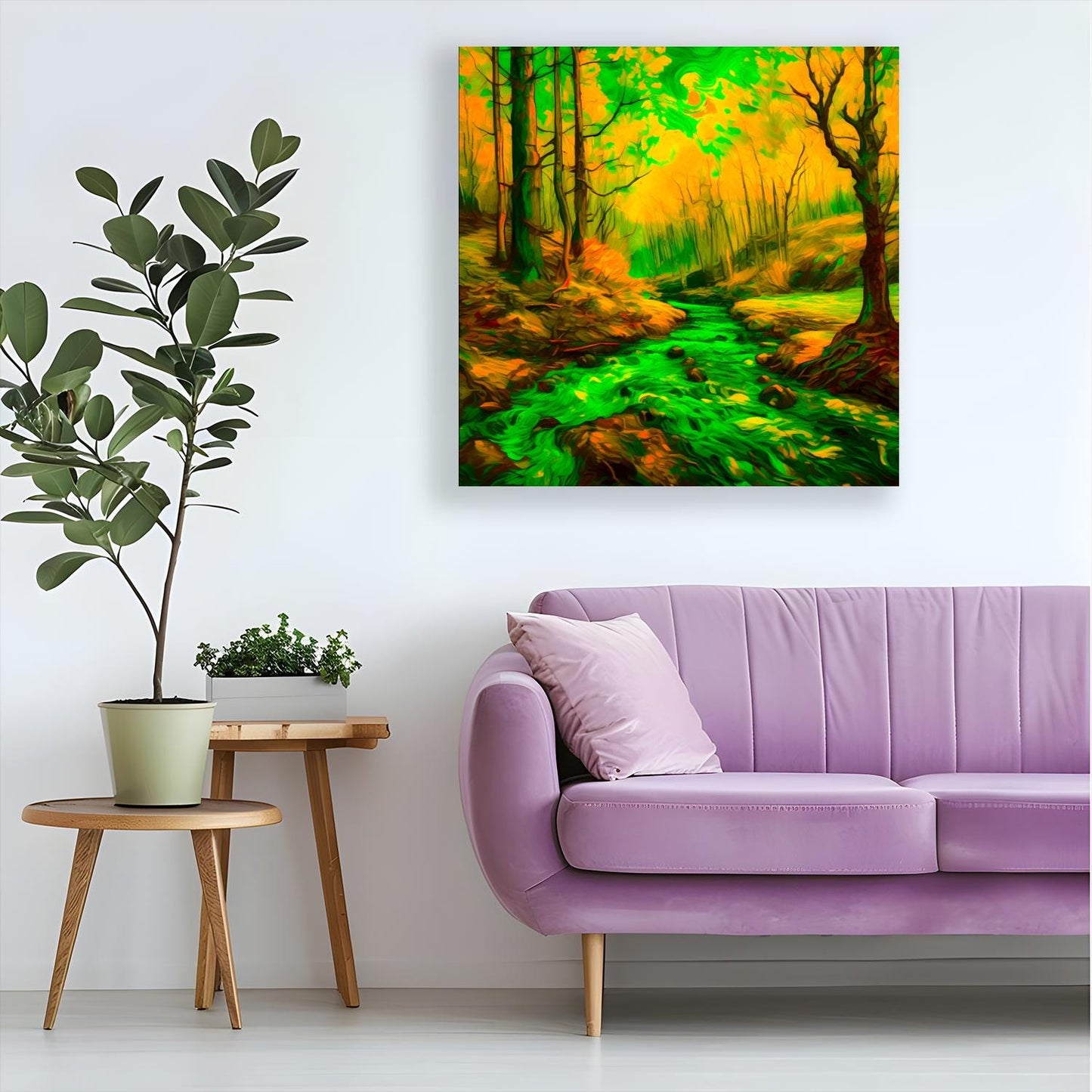 Wood Green No.WG4, Canvas Wall Art, Vivid Colours, Unique Wall Art, Unique Image, Box Canvas, Art Is A Gift For A Lifetime.