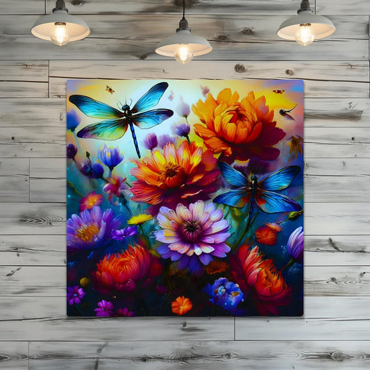 Dragonfly 4, Printed On Gloss Aluminium To Enhances Colours And Detail, Unique Gift Idea Print, A Gift That Will Lasts Forever...