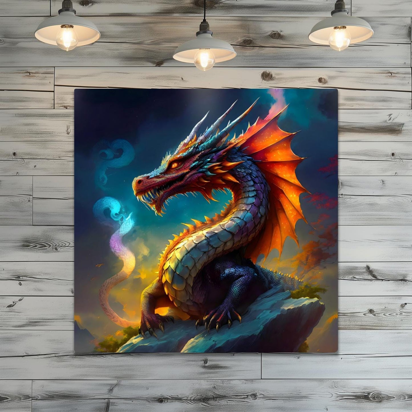 Dragon D2, Printed On Gloss Aluminium To Enhance Colours And Detail, Unique Wall Print, A Gift For A Lifetime...