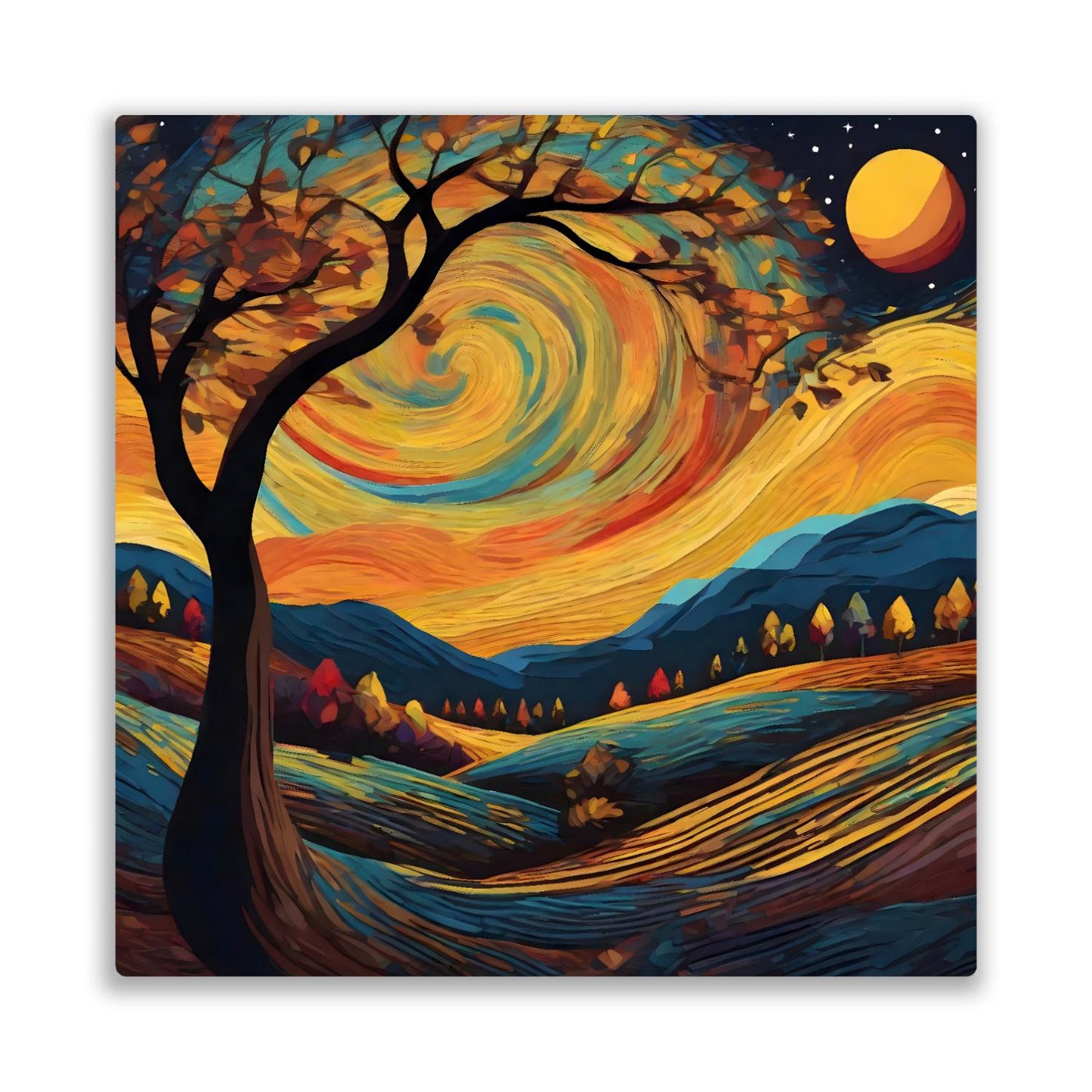 Landscape L3, Printed On Steel, Unique Print, Vivid Image, High Quality Prints, Unique Gift Ideas, A Gift That Will Lasts Forever