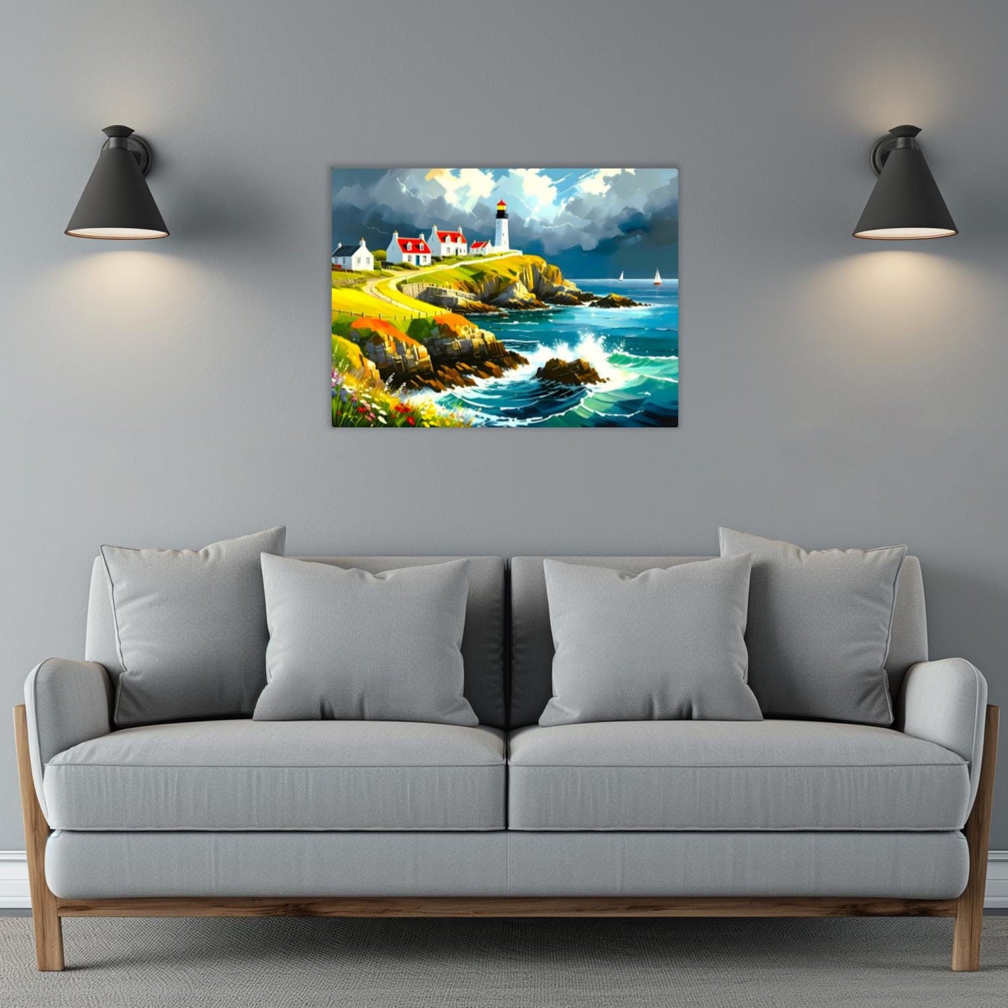 Coastal CO4, Printed On Gloss Aluminium To Enhance Colours And Detail, Unique Wall Print, A Gift For A Lifetime...