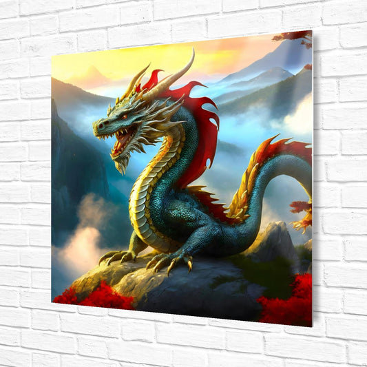 Dragon D1, Printed On Gloss Aluminium To Enhance Colours And Detail, Unique Wall Print, A Gift For A Lifetime...