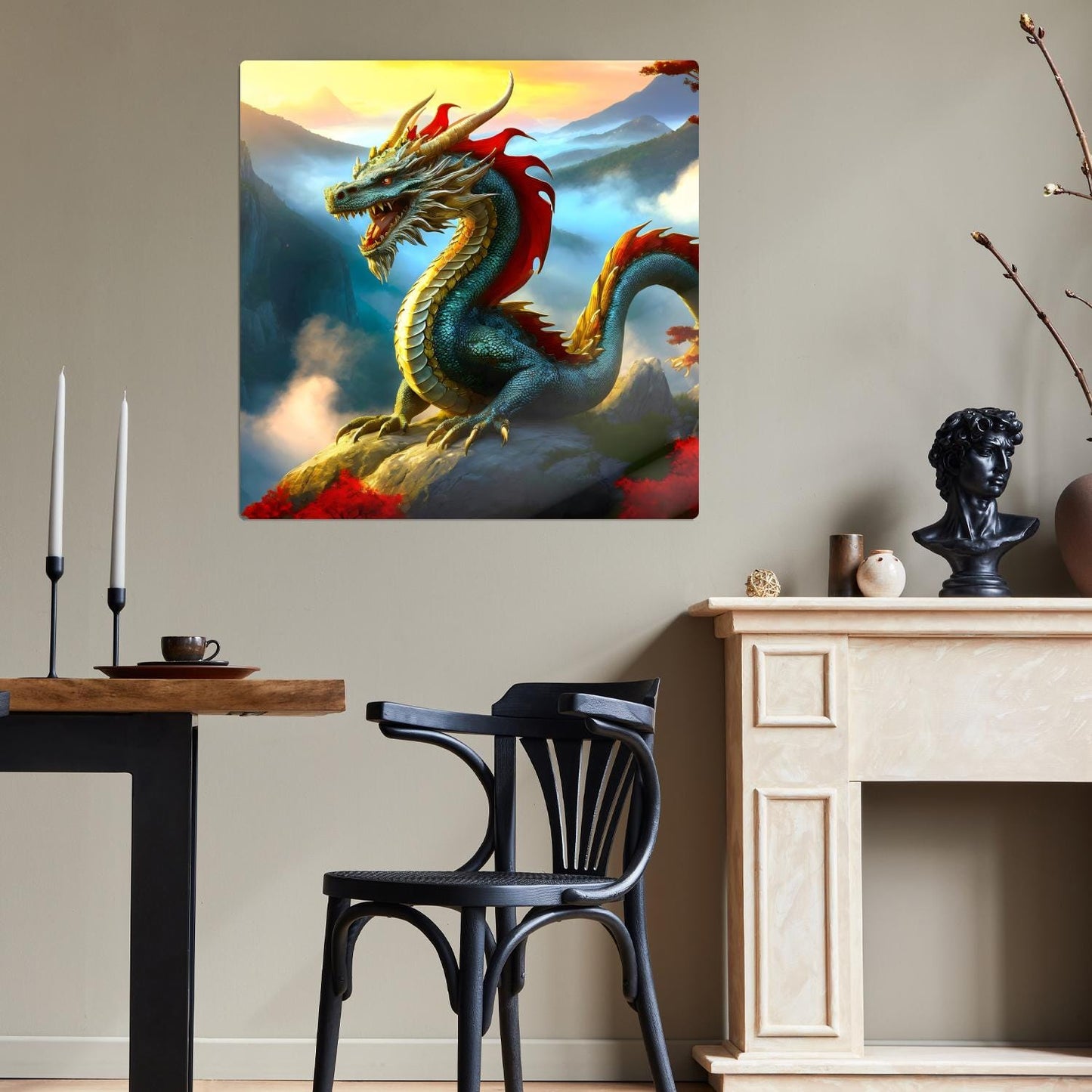 Dragon D1, Printed On Gloss Aluminium To Enhance Colours And Detail, Unique Wall Print, A Gift For A Lifetime...