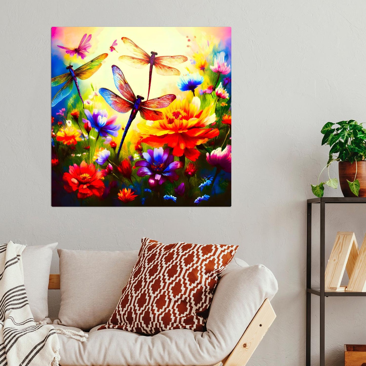 Dragonfly 3, Printed On Gloss Aluminium To Enhances Colours And Detail, Unique Gift Idea Print, A Gift That Will Lasts Forever...
