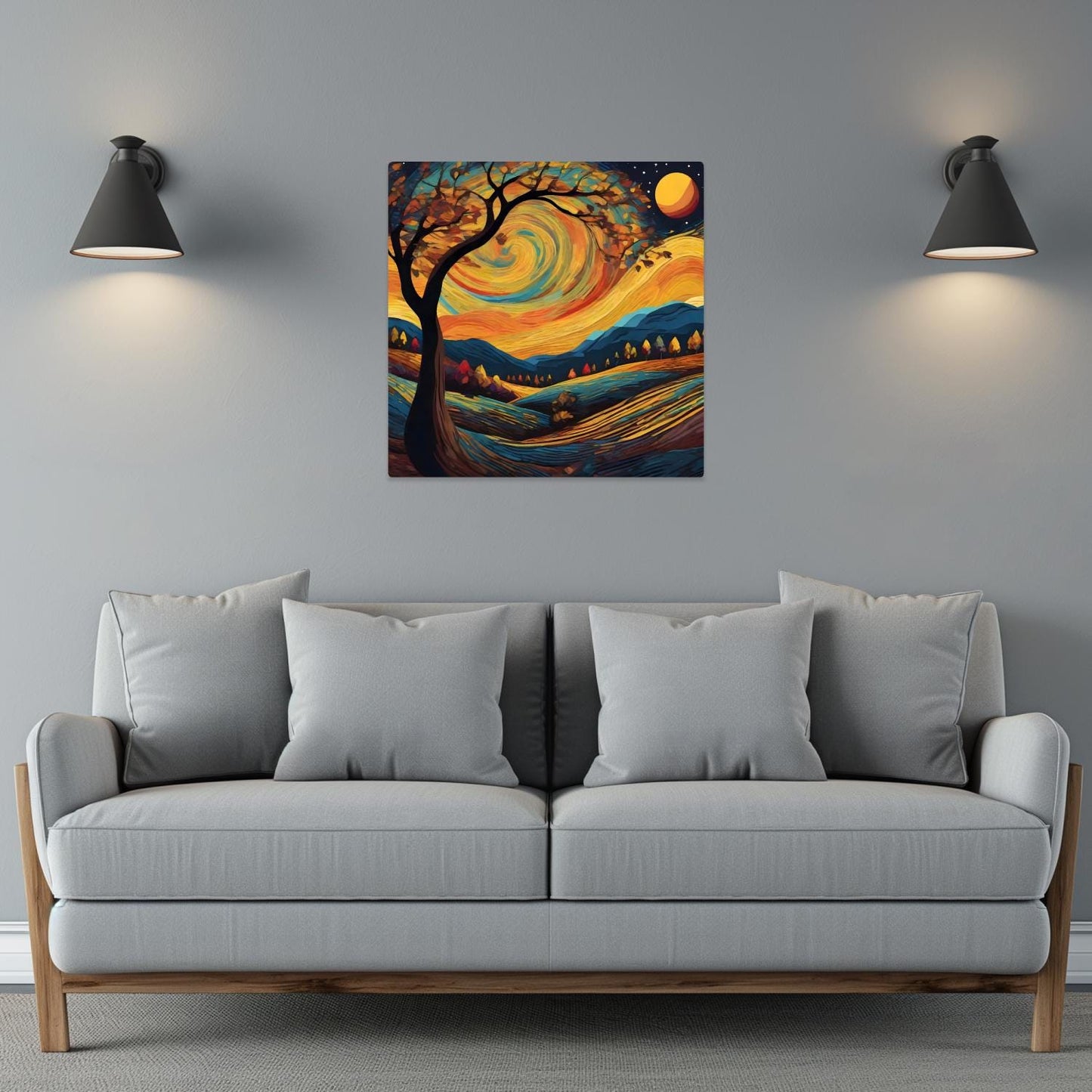 Landscape L3, Printed On Steel, Unique Print, Vivid Image, High Quality Prints, Unique Gift Ideas, A Gift That Will Lasts Forever