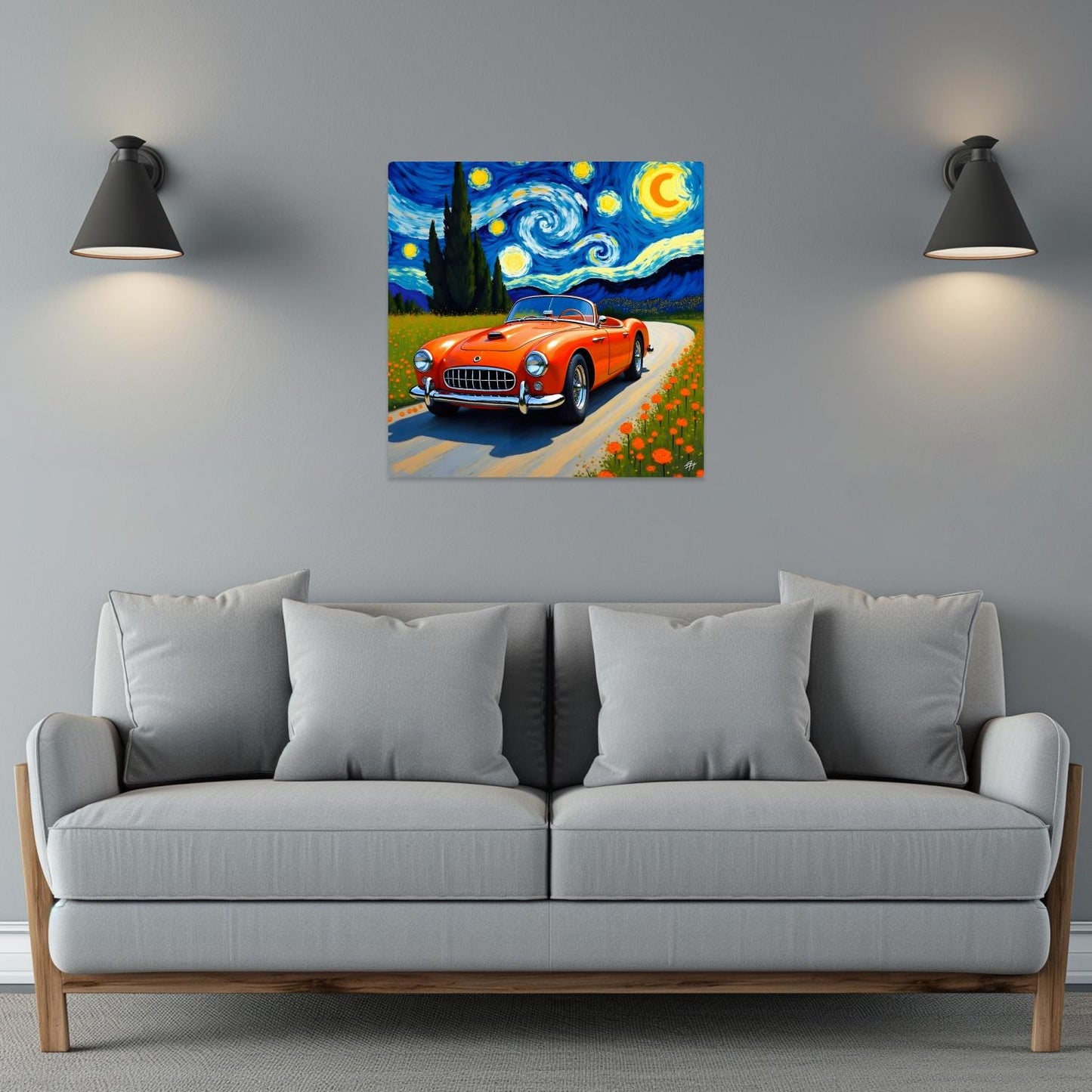 Car No7, Printed On Steel, Unique Image, Original Print, Highly Detailed, Great Gift Idea, Vibrant Colours, A Gift That Lasts Forever