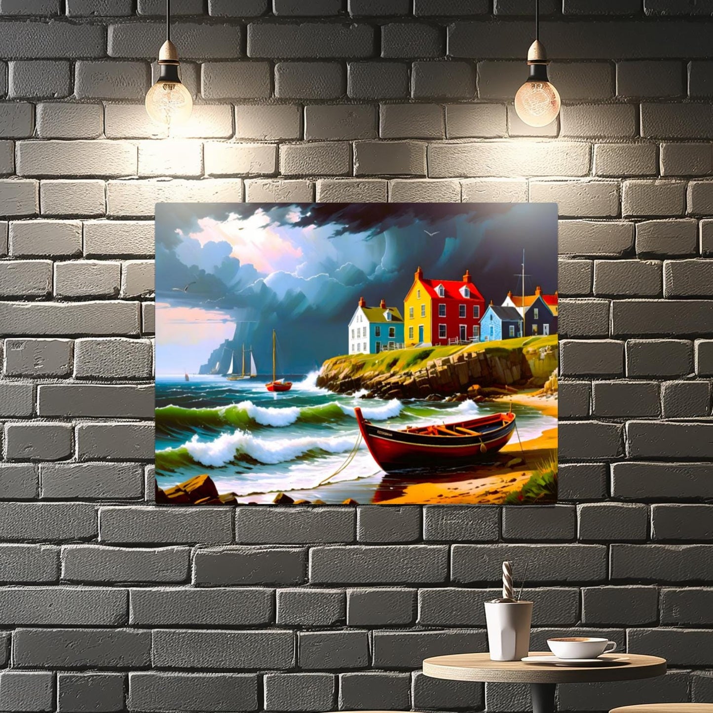 Coastal CO1, Printed On Gloss Aluminium To Enhance Colours And Detail, Unique Wall Print, A Gift For A Lifetime...