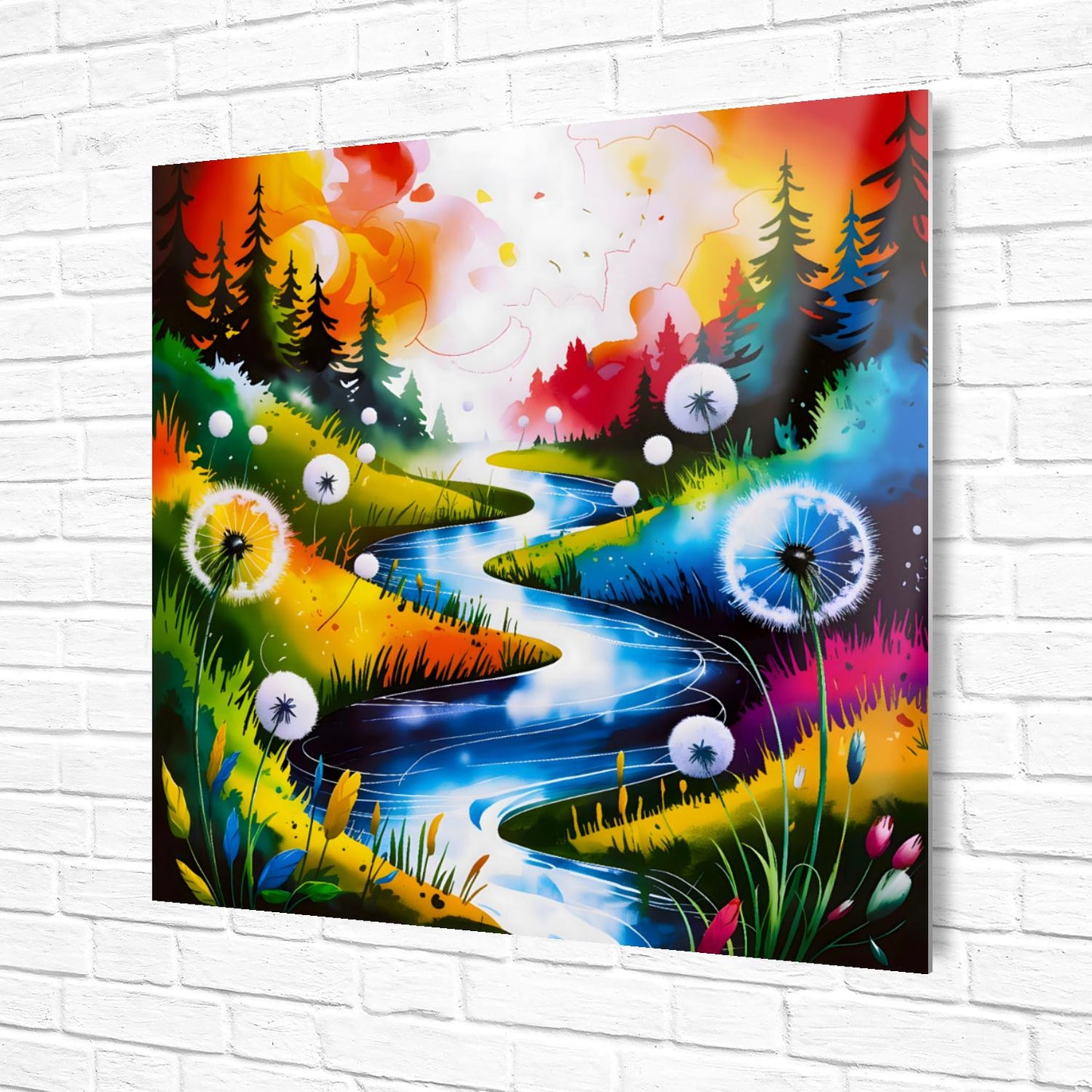 Dandelion No.D1, Metal Wall Art, Unique Images, Highly Detailed, Unique Gifts, Vibrant Colours, Art Is A gift For A Lifetime