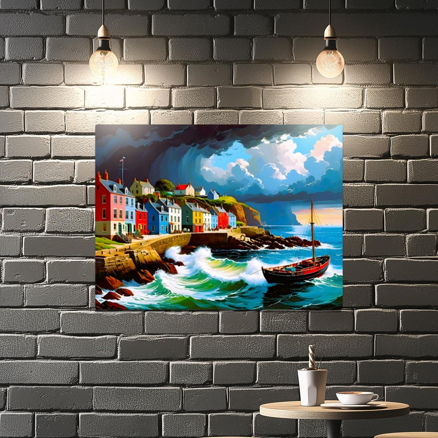 Coastal CO2, Printed On Gloss Aluminium To Enhance Colours And Detail, Unique Wall Print, A Gift For A Lifetime...