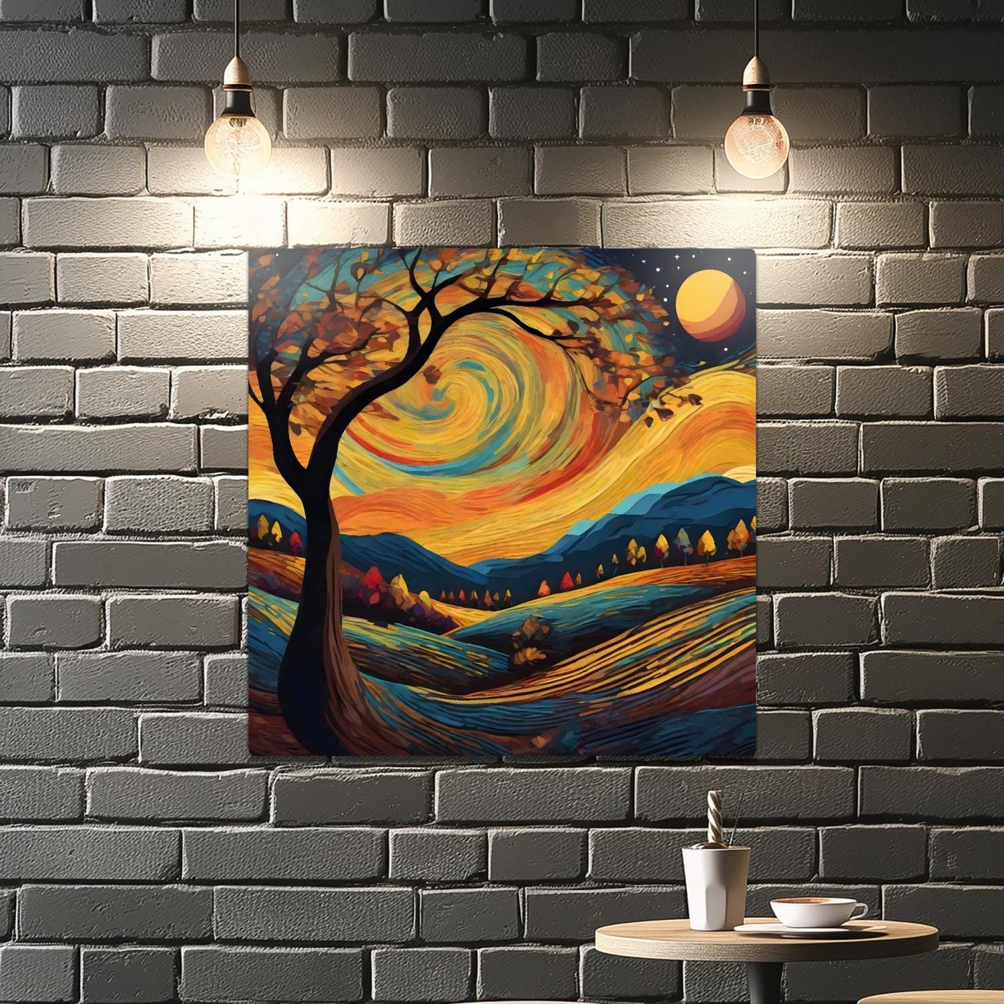 Landscape L3, Printed On Steel, Unique Print, Vivid Image, High Quality Prints, Unique Gift Ideas, A Gift That Will Lasts Forever