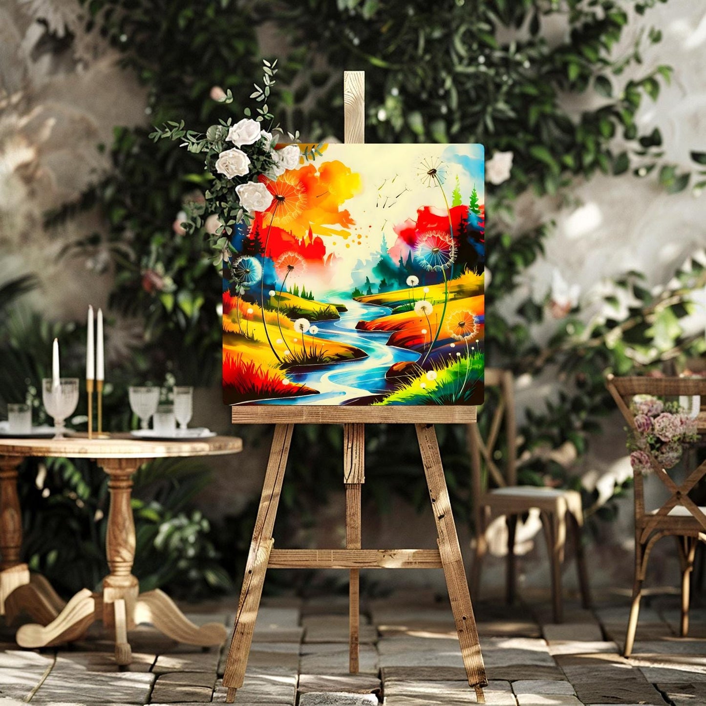 Dandelion No.D3, Printed On Steel, Unique Image, Vivid Colours, Highly Detailed, Unique Wall Art, Art Is A gift For A Lifetime