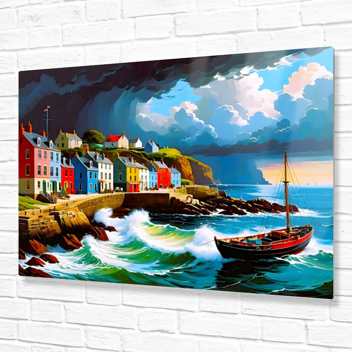 Coastal CO2, Printed On Gloss Aluminium To Enhance Colours And Detail, Unique Wall Print, A Gift For A Lifetime...