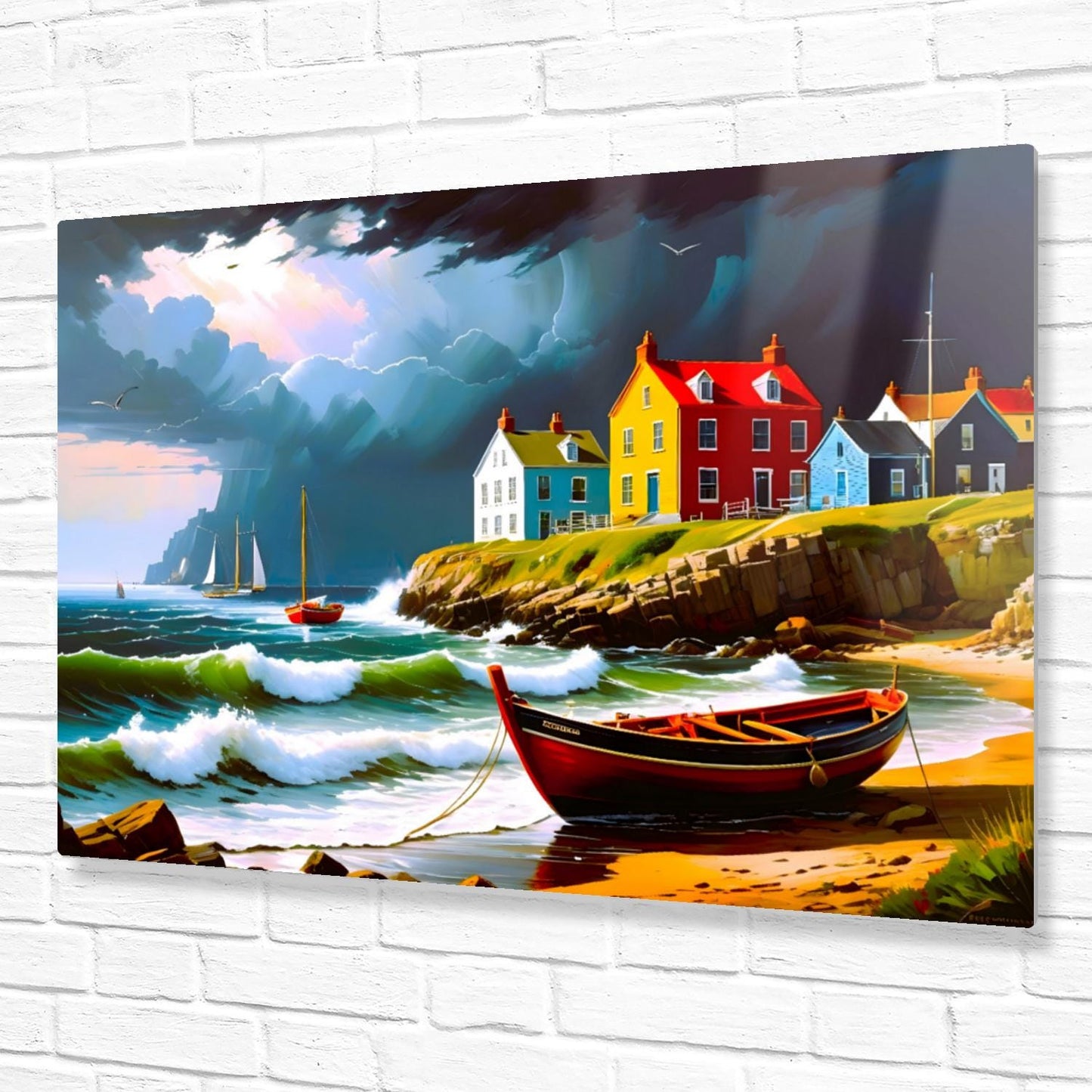 Coastal CO1, Printed On Gloss Aluminium To Enhance Colours And Detail, Unique Wall Print, A Gift For A Lifetime...