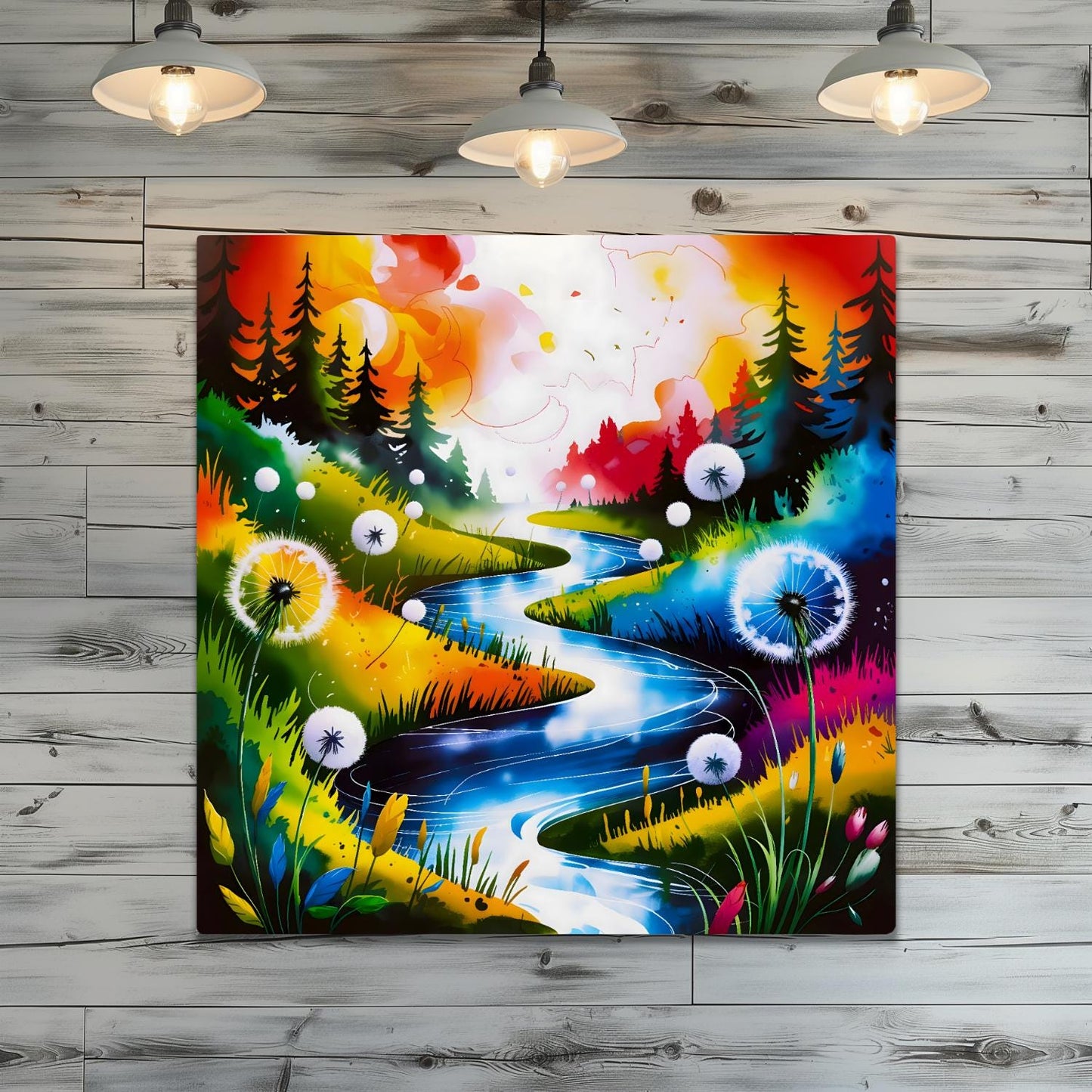 Dandelion No.D1, Metal Wall Art, Unique Images, Highly Detailed, Unique Gifts, Vibrant Colours, Art Is A gift For A Lifetime