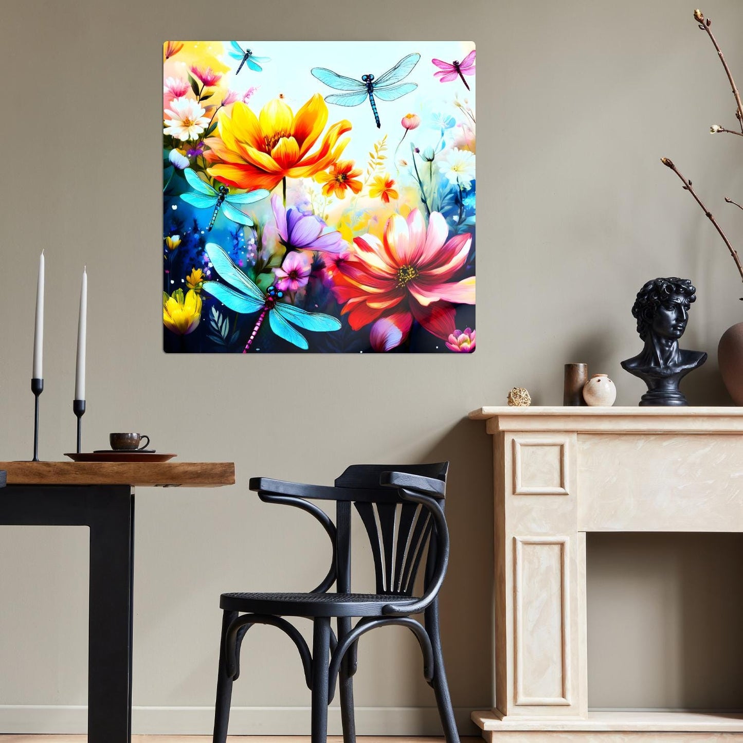 Dragonfly 2, Printed On Gloss Aluminium To Enhances Colours And Detail, Unique Gift Idea, A Gift That Will Lasts Forever...