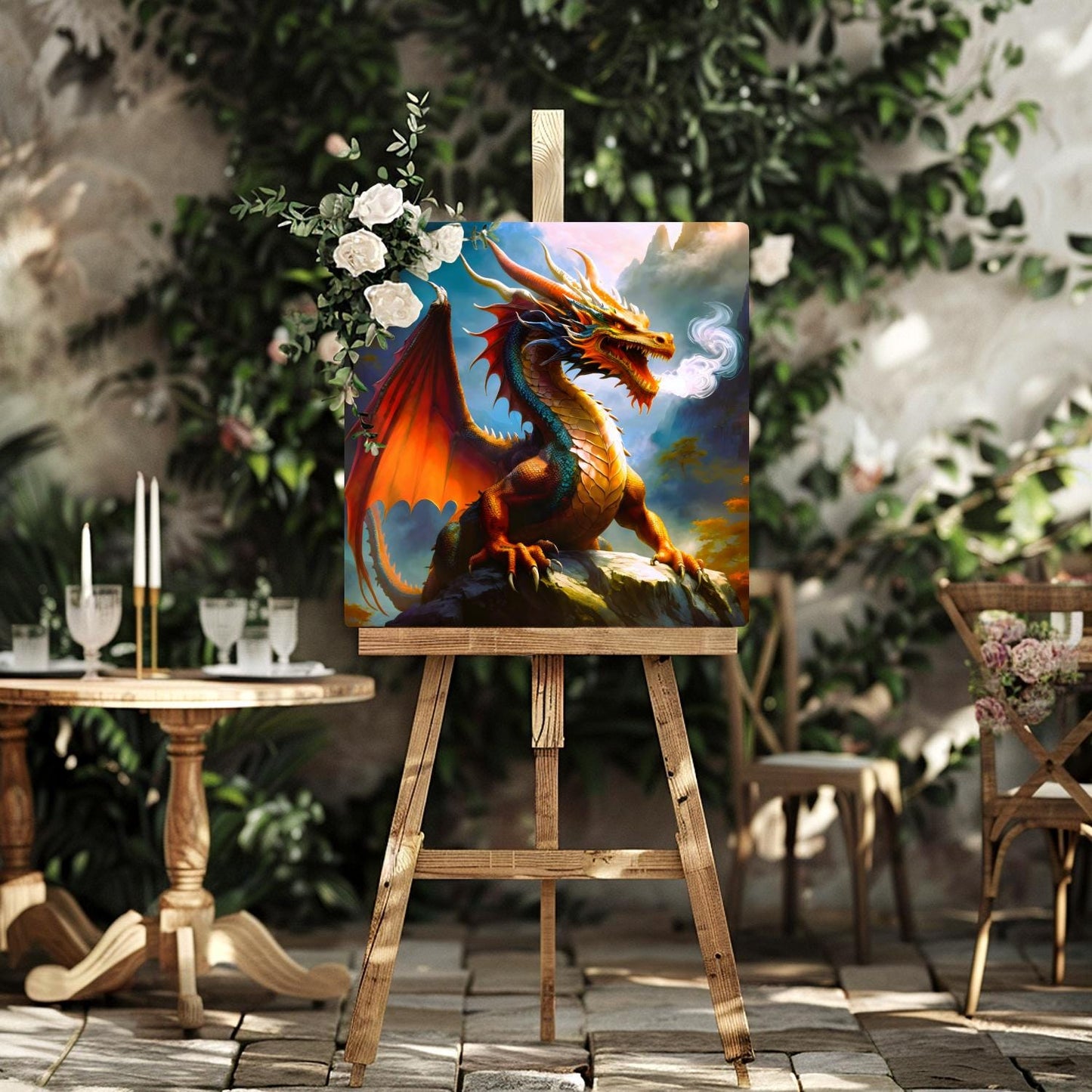 Dragon D4, Printed On Gloss Aluminium To Enhance Colours And Detail, Unique Wall Print, A Gift For A Lifetime...