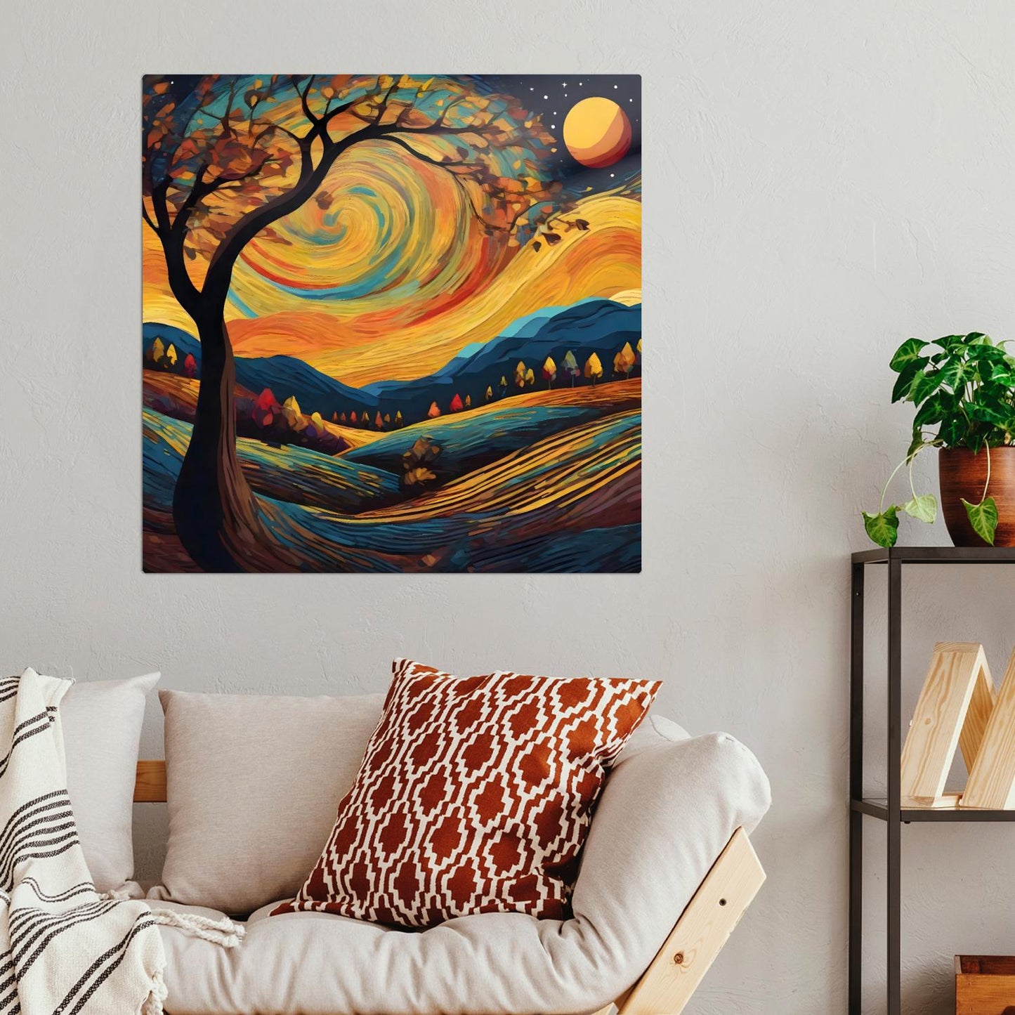 Landscape L3, Printed On Steel, Unique Print, Vivid Image, High Quality Prints, Unique Gift Ideas, A Gift That Will Lasts Forever