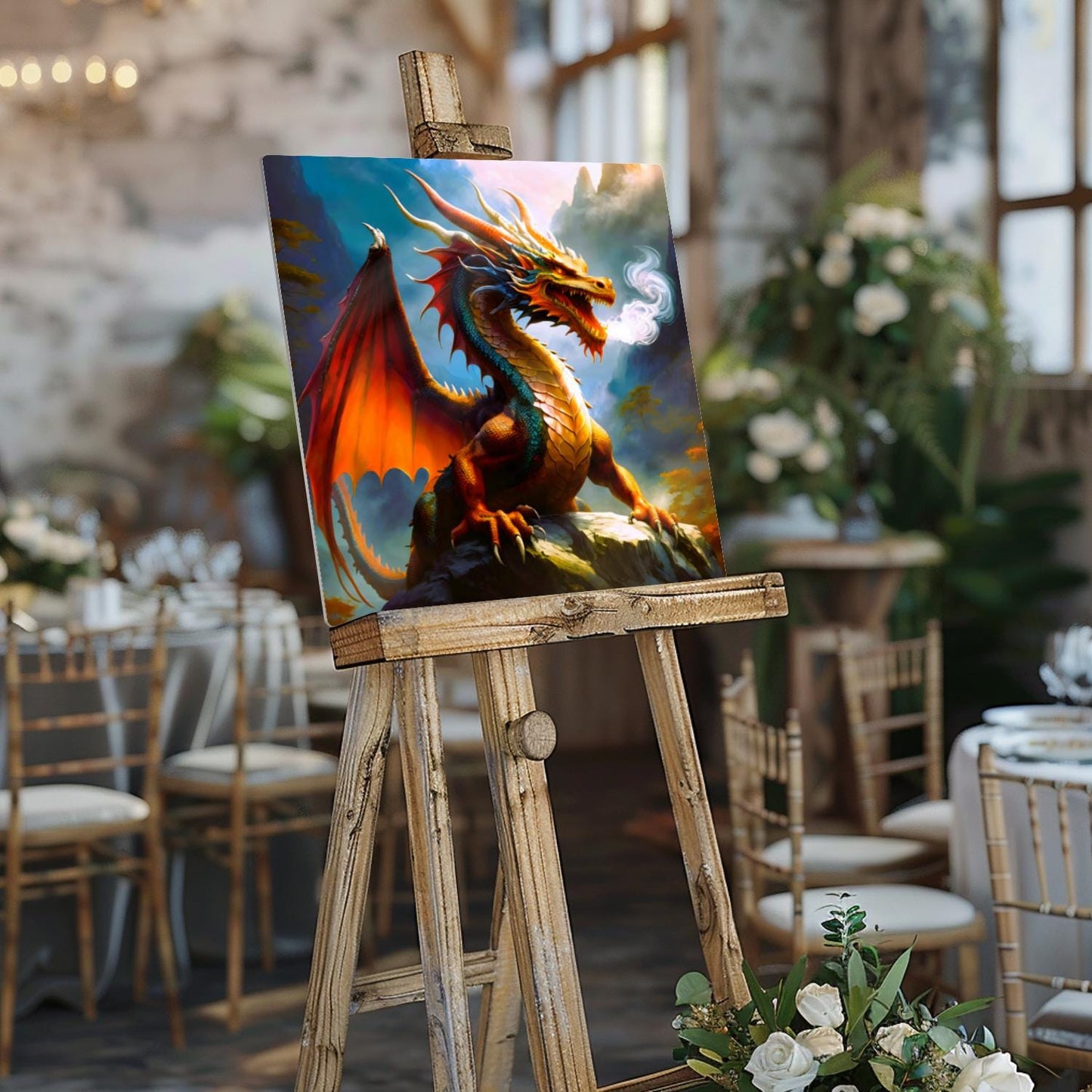 Dragon D4, Printed On Gloss Aluminium To Enhance Colours And Detail, Unique Wall Print, A Gift For A Lifetime...