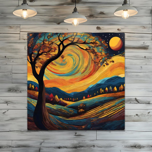 Landscape L3, Printed on aluminium to enhance colour and detail. A great gift idea that will endure a lifetime...