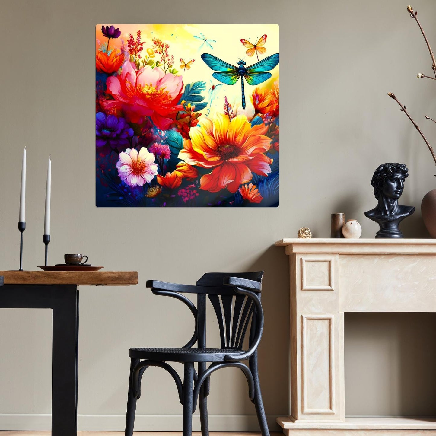 Dragonfly 1, Printed On Gloss Aluminium To Enhances Colours And Detail, Unique Gift Idea, A Gift That Will Lasts Forever...