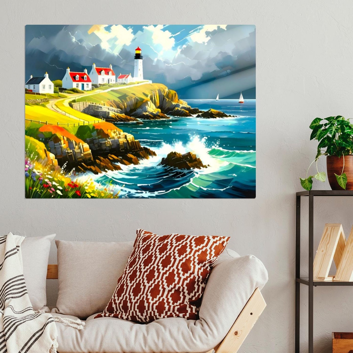 Coastal CO4, Printed On Gloss Aluminium To Enhance Colours And Detail, Unique Wall Print, A Gift For A Lifetime...