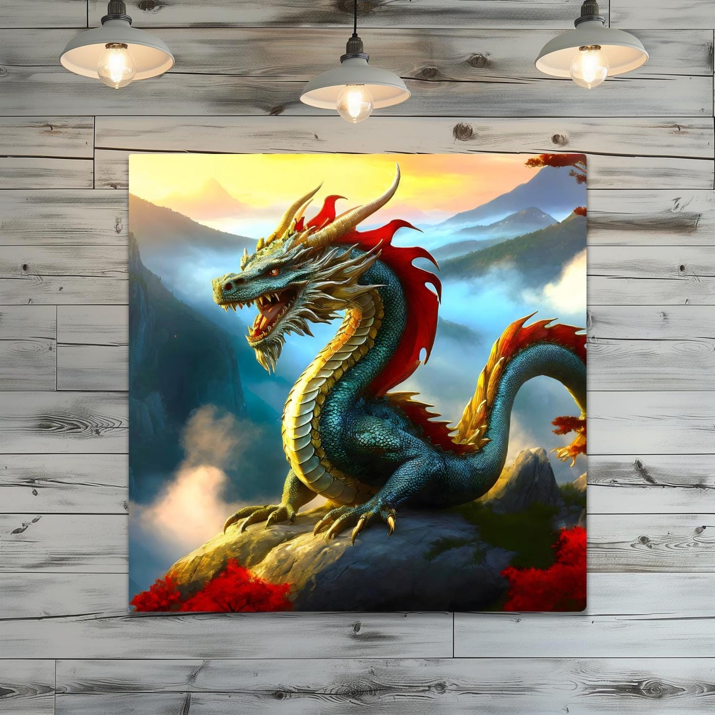 Dragon D1, Printed On Gloss Aluminium To Enhance Colours And Detail, Unique Wall Print, A Gift For A Lifetime...