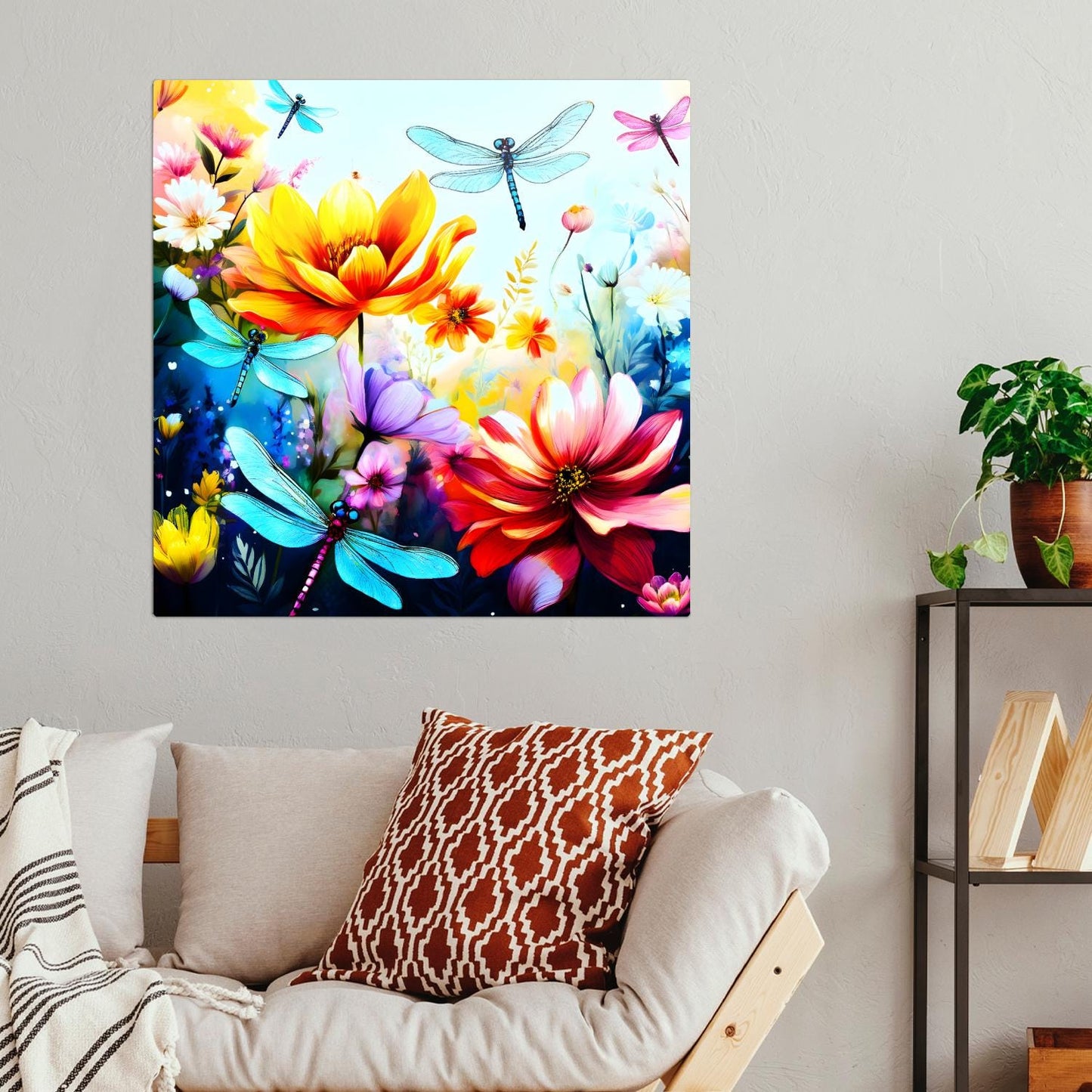 Dragonfly 2, Printed On Gloss Aluminium To Enhances Colours And Detail, Unique Gift Idea, A Gift That Will Lasts Forever...