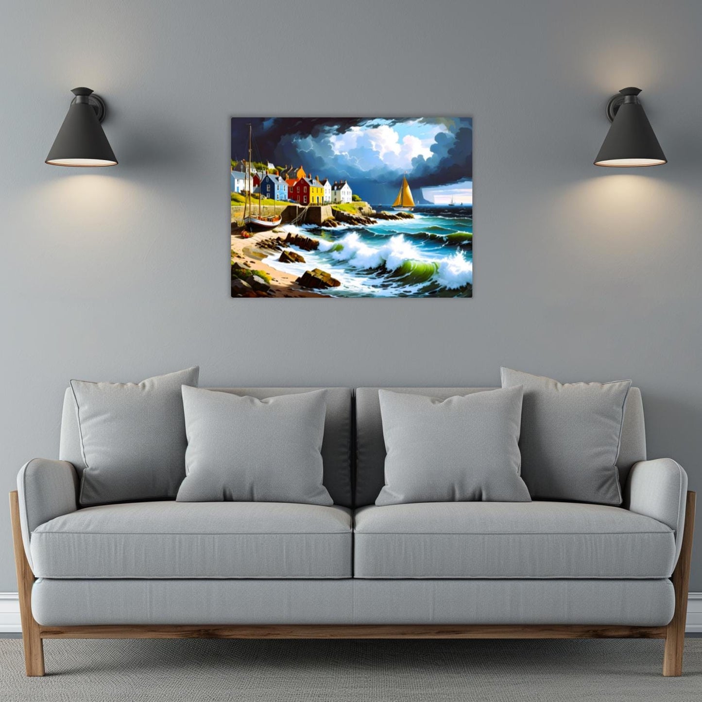 Coastal CO3, Printed On Gloss Aluminium To Enhance Colours And Detail, Unique Wall Print, A Gift That Will Last A Lifetime...