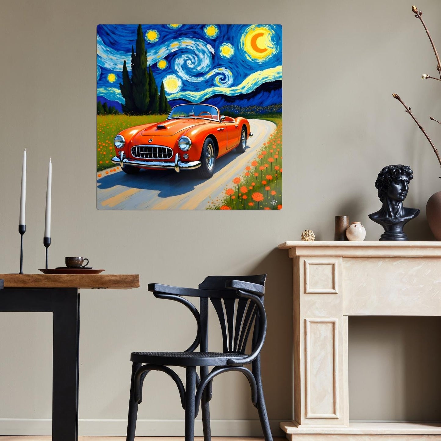 Car No7, Printed On Steel, Unique Image, Original Print, Highly Detailed, Great Gift Idea, Vibrant Colours, A Gift That Lasts Forever