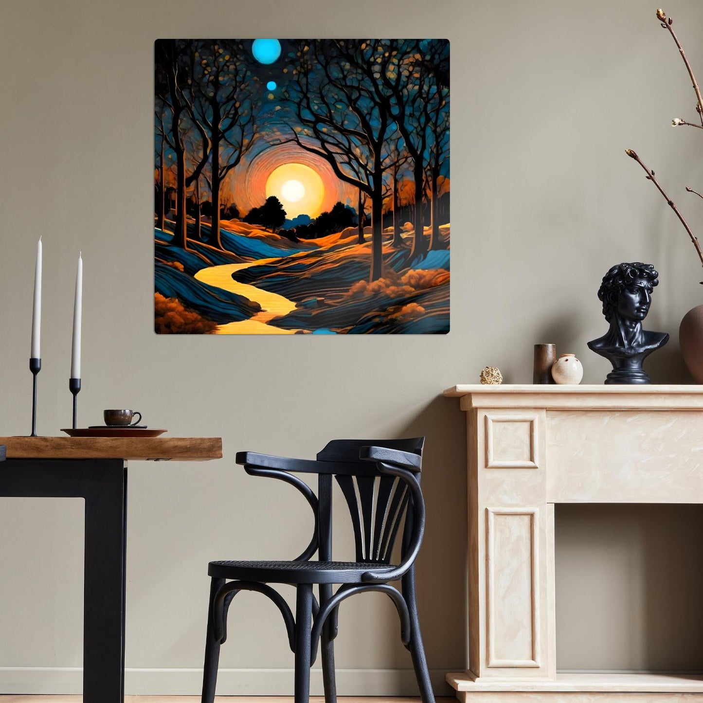 Landscape L4, Printed On Steel, Unique Picture, Vivid Image, High Quality Prints, Ready To Hang, A Gift That Will Lasts Forever