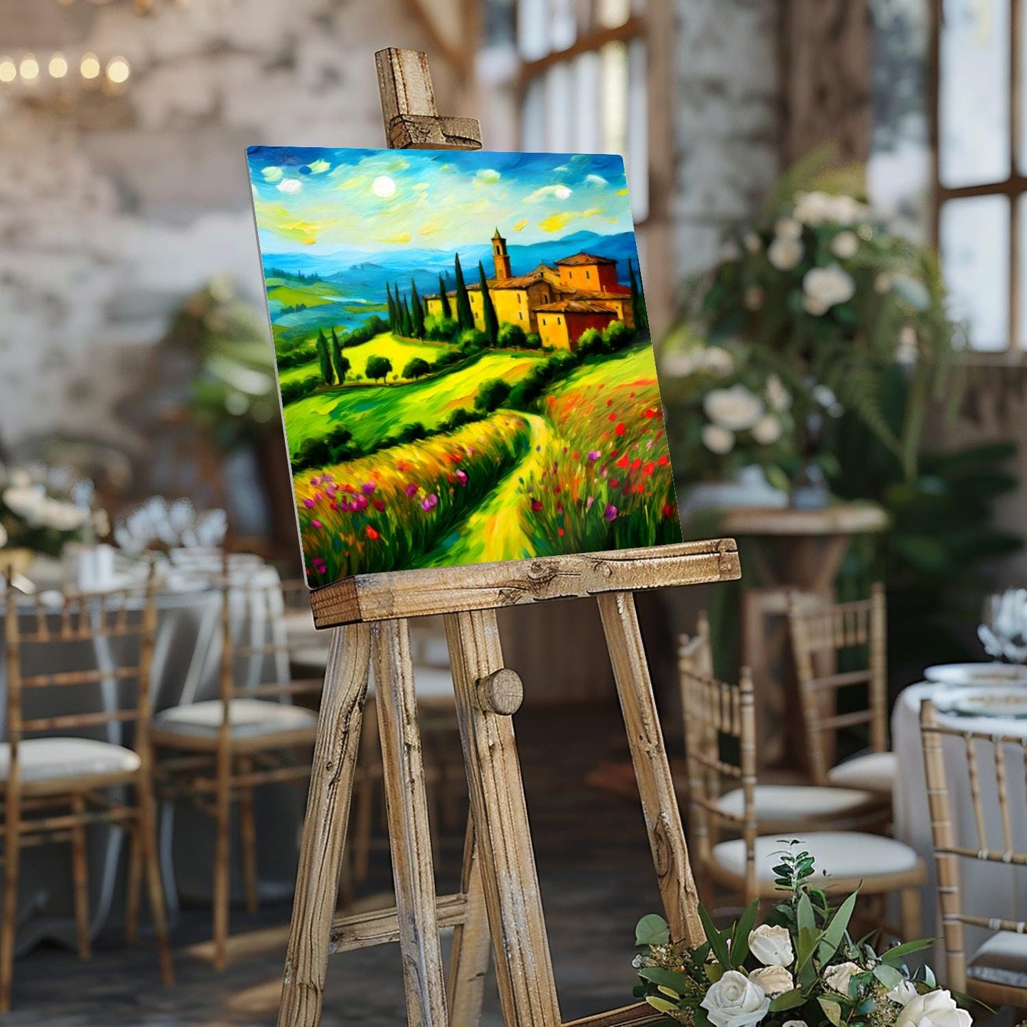 Italian Countryside No2, Printed On Steel, Unique Image, Original Print, Highly Detailed, Vibrant Colours, A Gift That Lasts Forever
