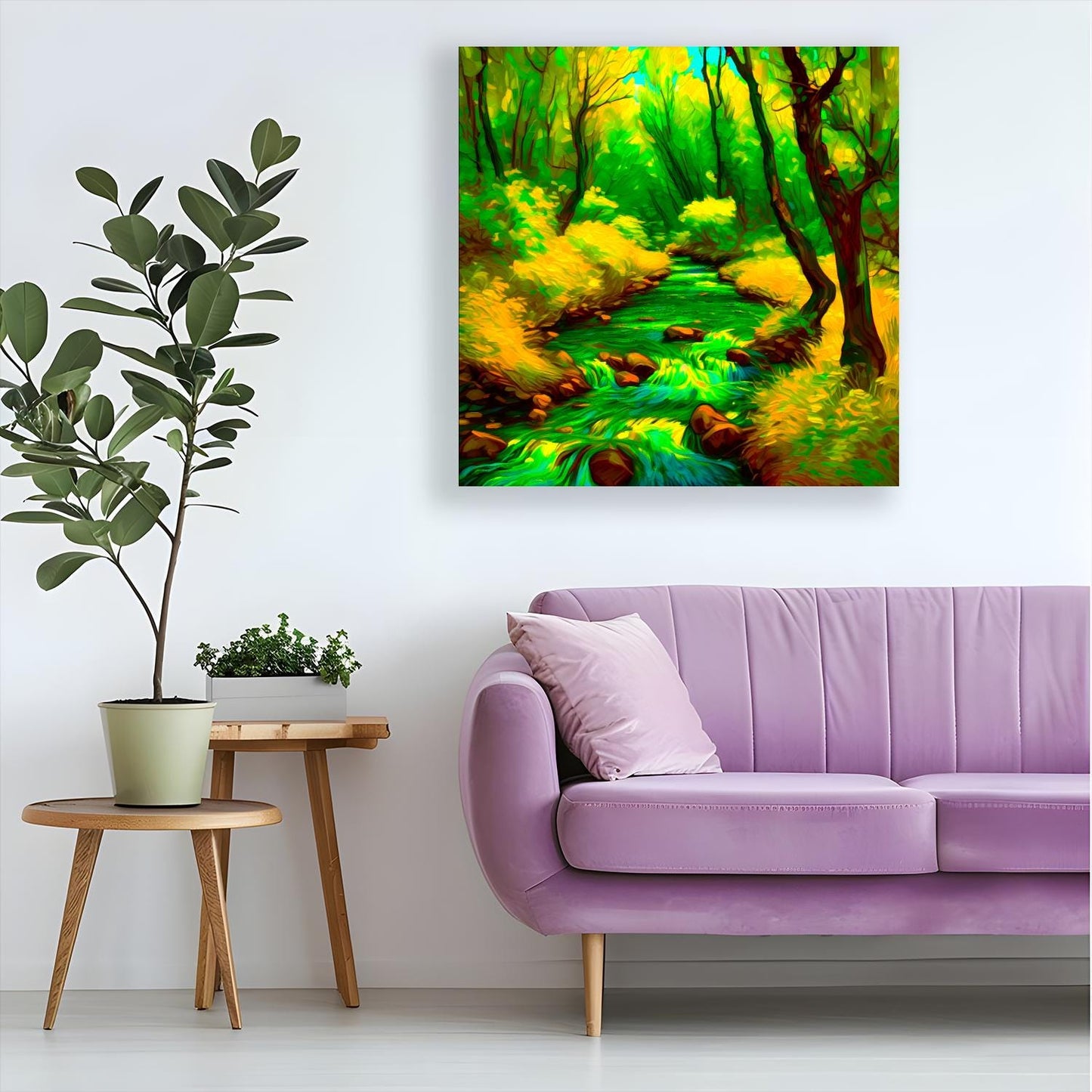 Wood Green No.WG1, Canvas Wall Art, Vivid Colours, Unique Wall Art, Unique Image, Box Canvas, Art Is A Gift For A Lifetime.