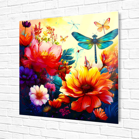 Dragonfly 1, Printed On Gloss Aluminium To Enhances Colours And Detail, Unique Gift Idea, A Gift That Will Lasts Forever...