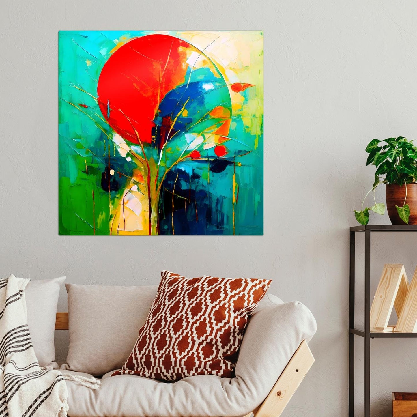 Abstract Sun No.AS3, Printed On Steel, Unique Images, Vibrant Colours, Highly Detailed, A Gift To Last A Lifetime.