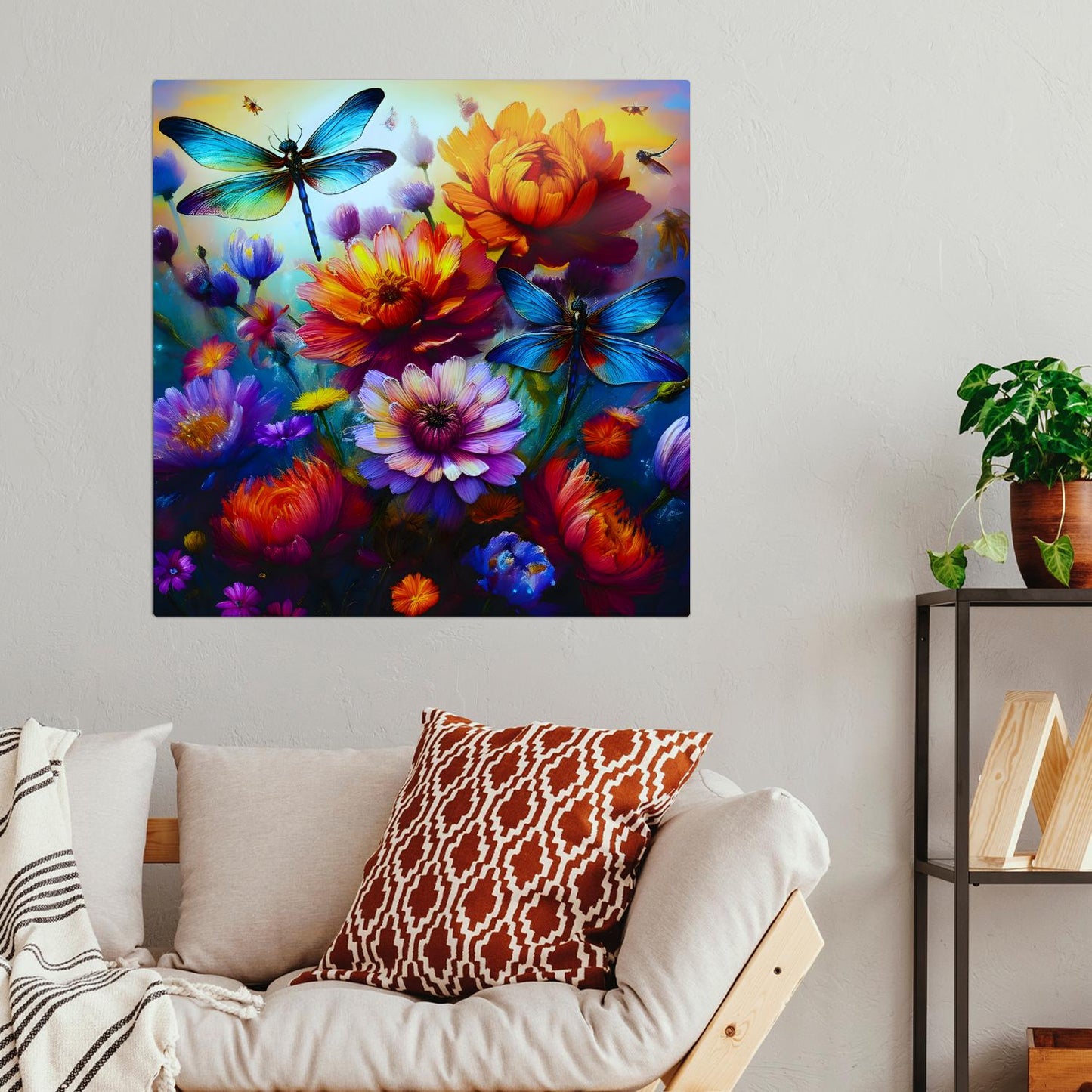 Dragonfly 4, Printed On Gloss Aluminium To Enhances Colours And Detail, Unique Gift Idea Print, A Gift That Will Lasts Forever...