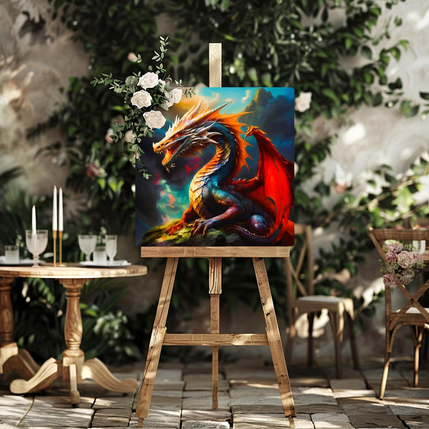 Dragon D3, Printed On Gloss Aluminium To Enhances Colours And Detail, Unique Wall Print, A Gift For A Lifetime..