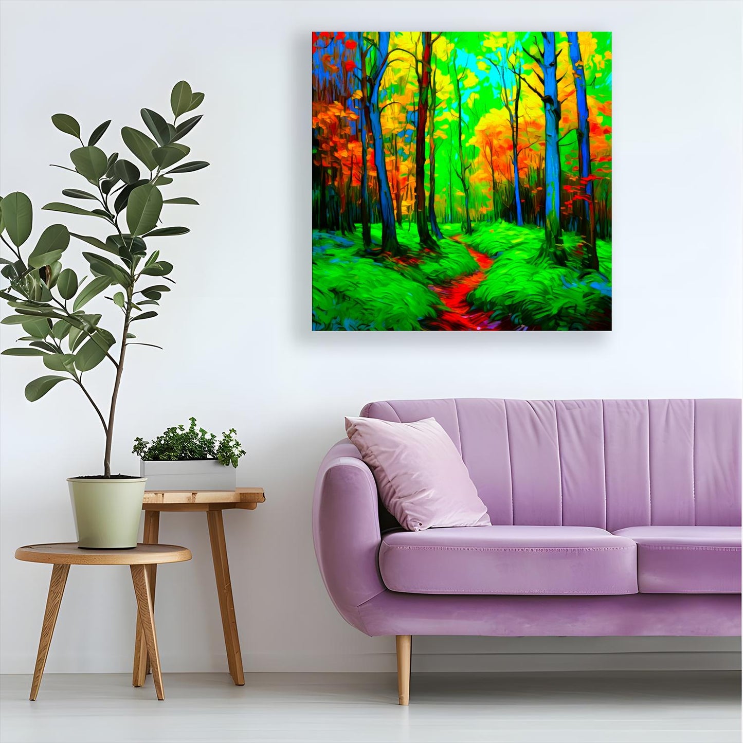 Wood Green No.WG3, Canvas Wall Art, Vivid Colours, Unique Wall Art, Unique Image, Box Canvas, Art Is A Gift For A Lifetime.