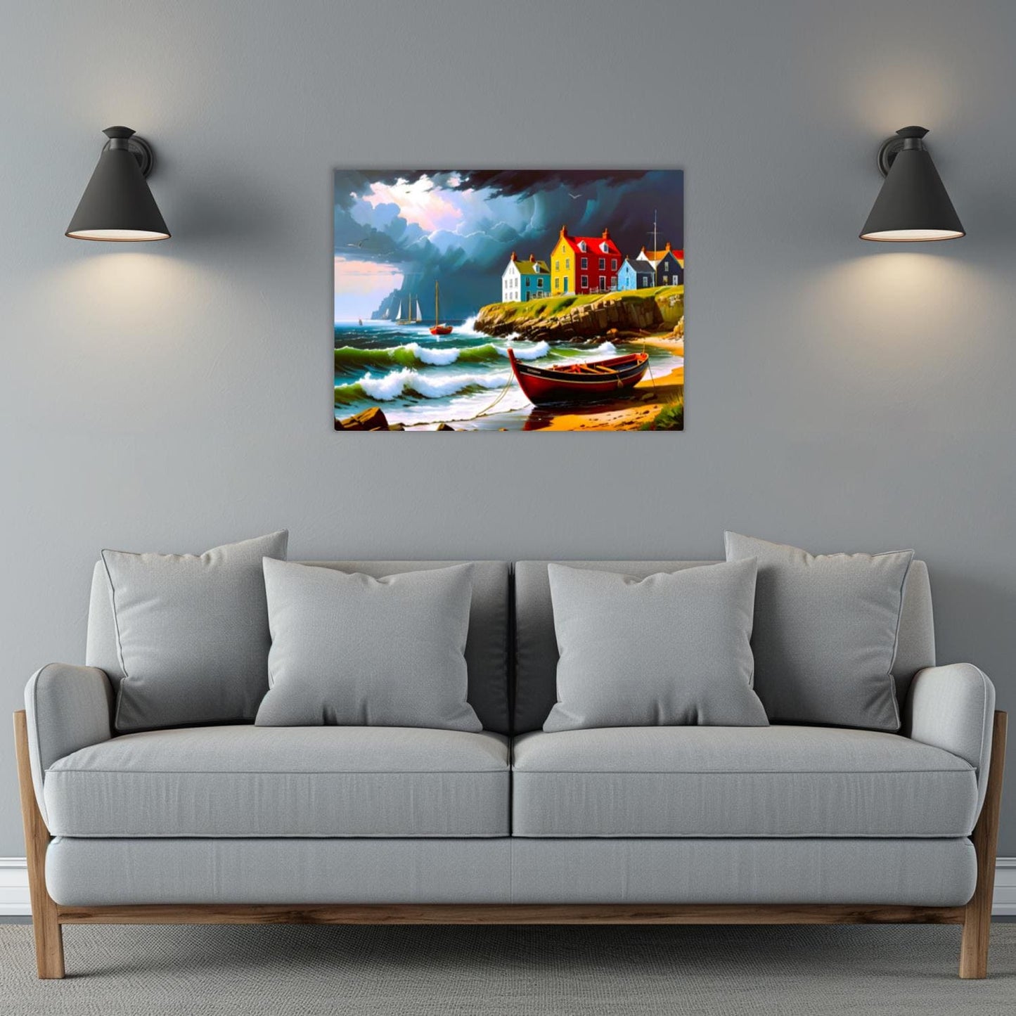 Coastal CO1, Printed On Gloss Aluminium To Enhance Colours And Detail, Unique Wall Print, A Gift For A Lifetime...